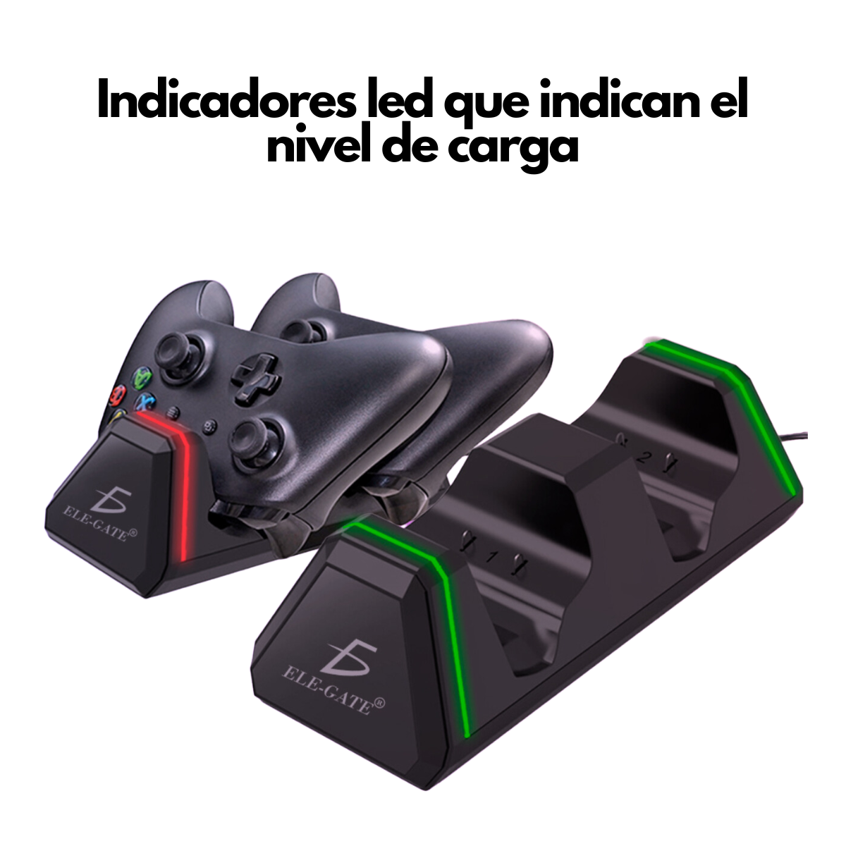 Foto 8 pulgar | Base Cargadora Compatible Para Controles Xbox Y Playstation