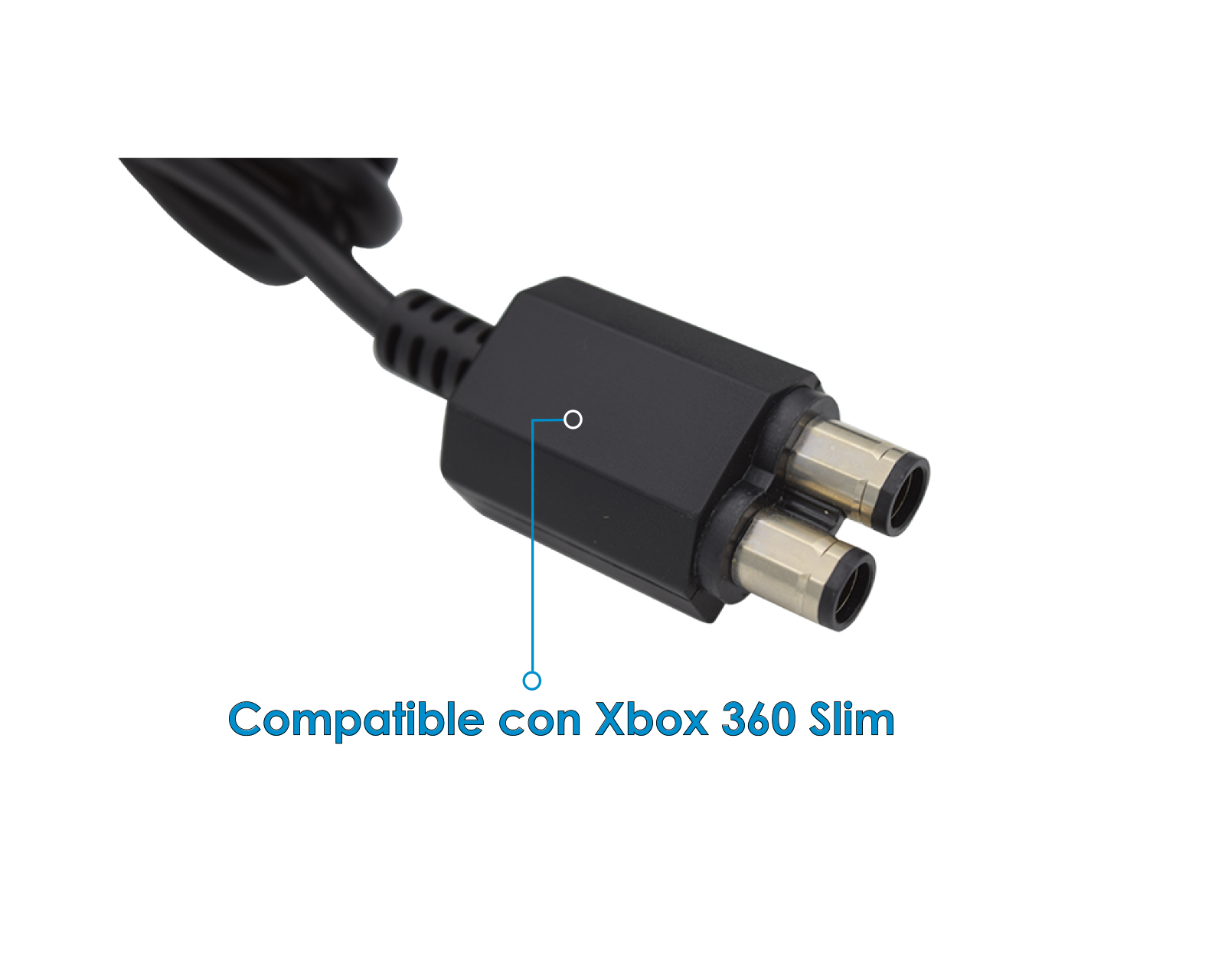 Foto 3 | Fuente de Poder Compatible con Xbox 360 Versión Slim Virtual Zone color Negro