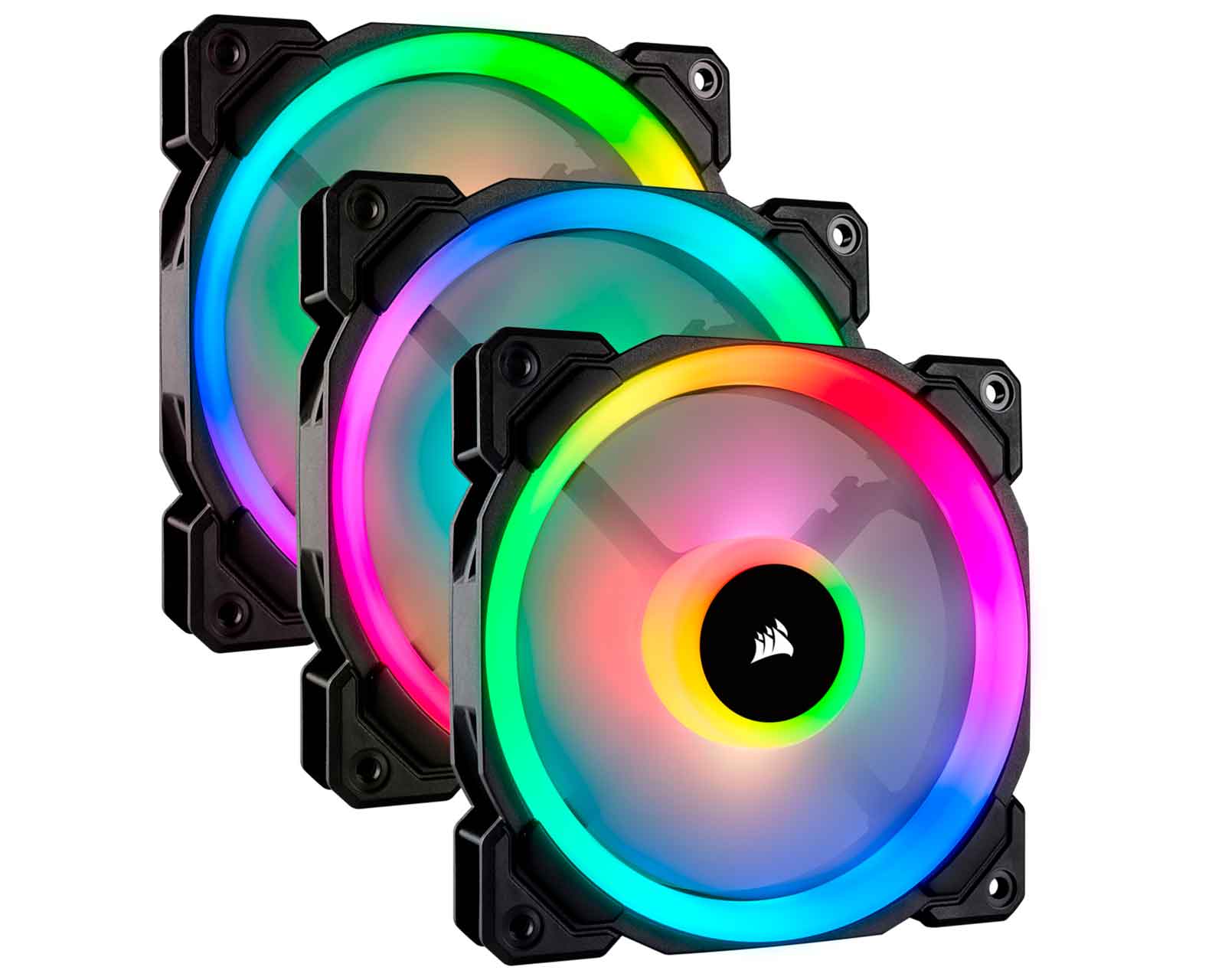 Foto 2 pulgar | Ventilador Corsair Ll120 3x120mm Rgb Pwm Control Co-9050072-ww 1500rpm 24.8dba color Negro