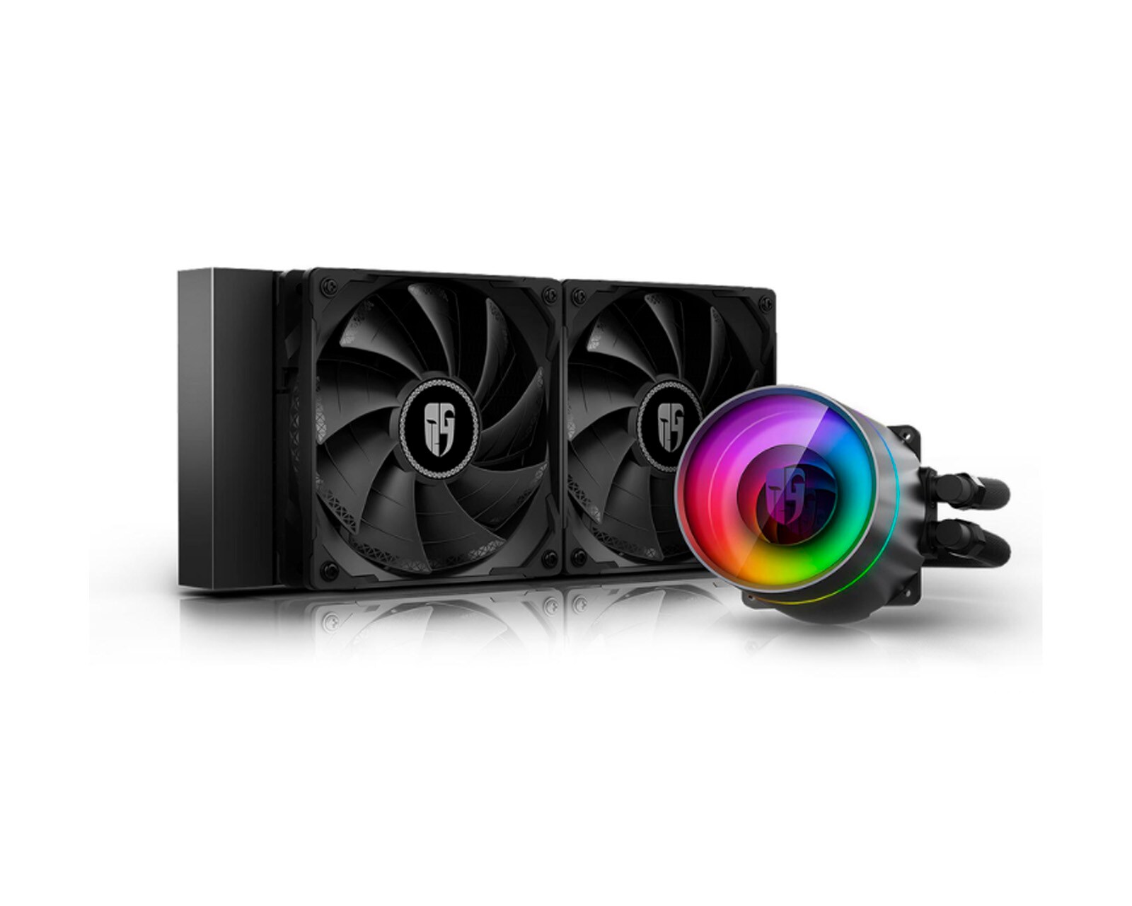 Enfriamiento Deepcool Castle 240 Ex Argb Dp-gs-h12-csl240ex color Negro $4,298