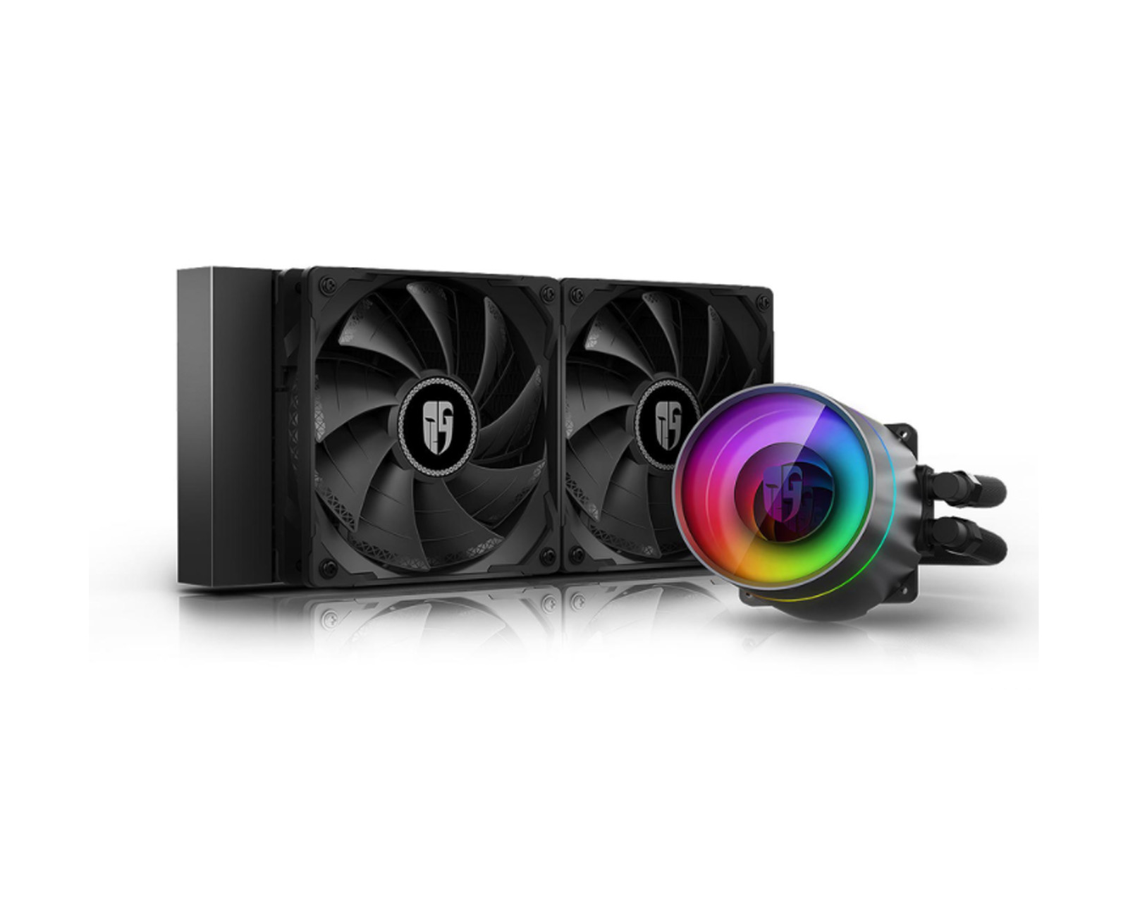 Enfriamiento Deepcool Castle 240 Ex Argb Dp-gs-h12-csl240ex color Negro