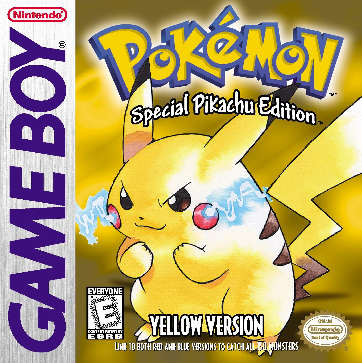 Reacondicionado Nintendo Gameboy Pokémon Yellow Edición Especial Pikachu - Venta Internacional.