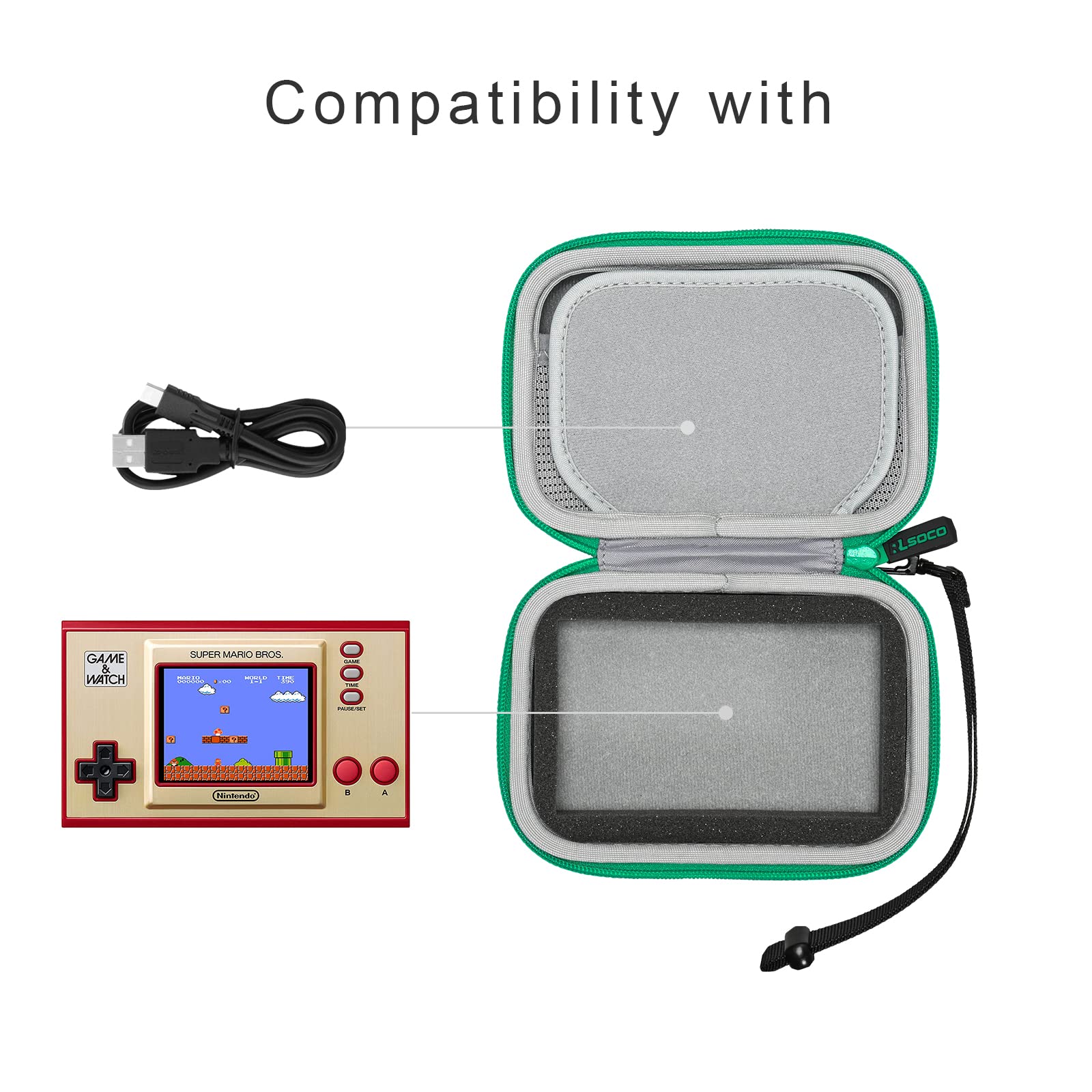 Foto 4 pulgar | Funda De Transporte Rlsoco Para Nintendo Game & Watch: Super Mario Bros/the Legend Of Zelda - Venta Internacional.