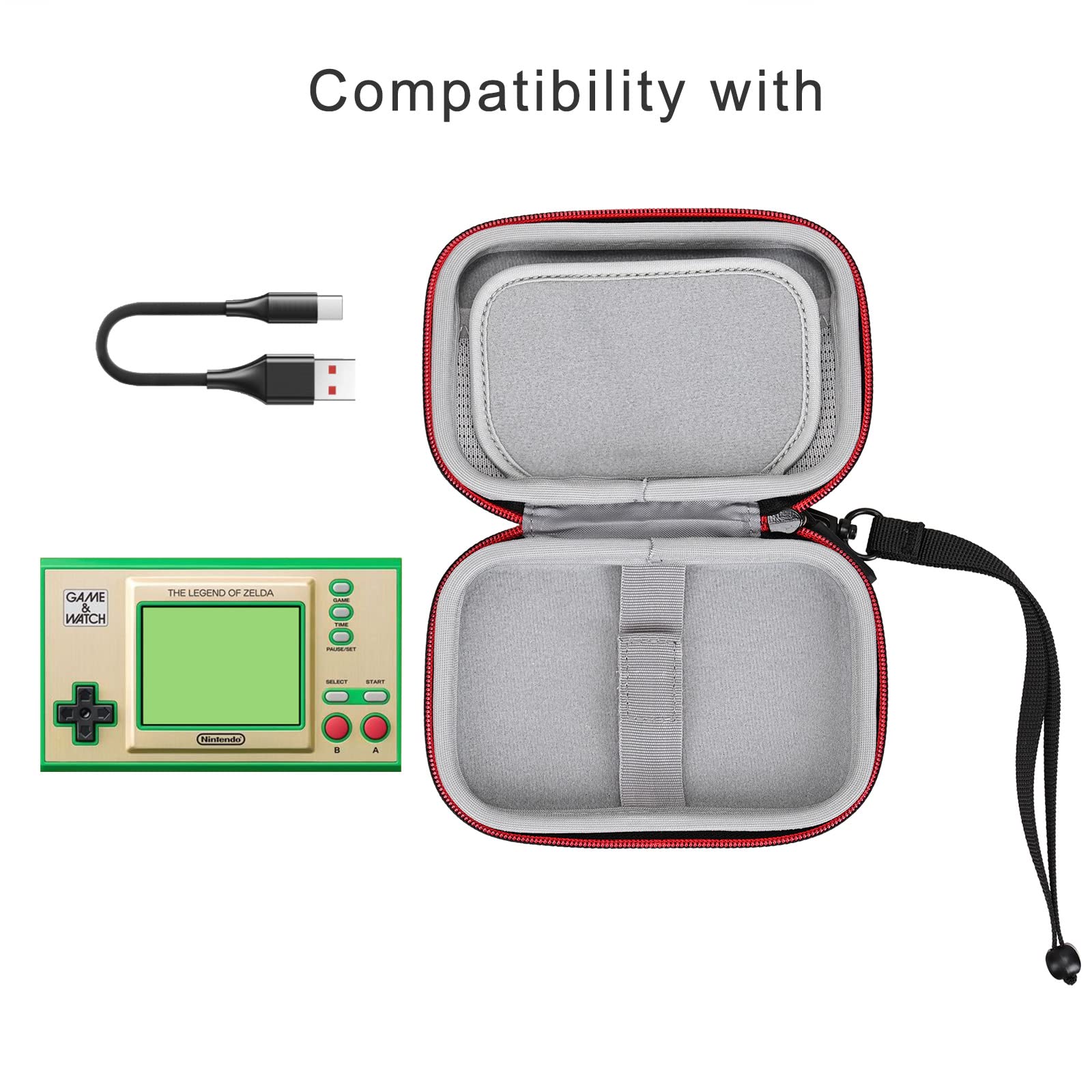 Foto 5 pulgar | Funda De Transporte Rlsoco Para Nintendo Game & Watch Super Mario - Venta Internacional.