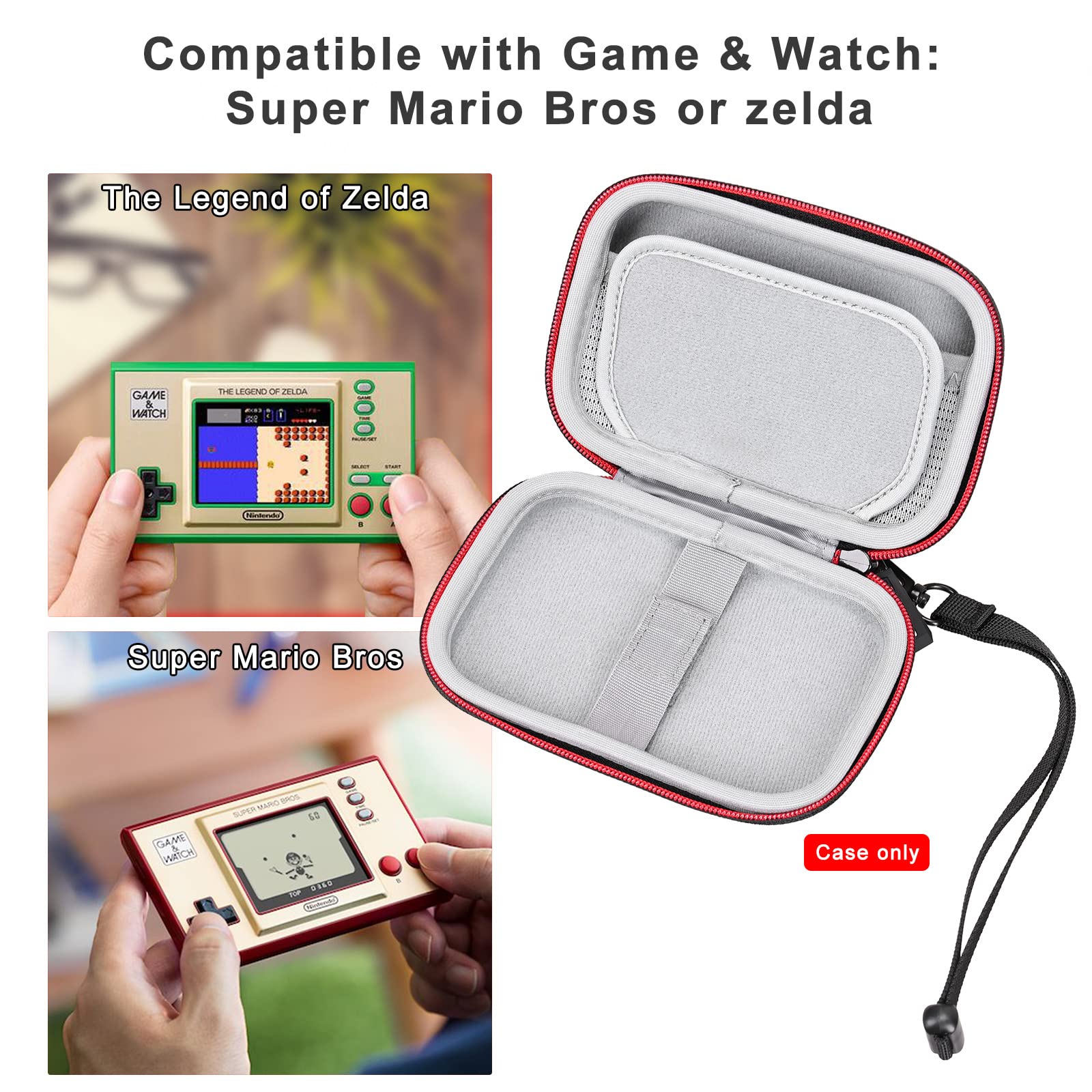 Foto 6 pulgar | Funda De Transporte Rlsoco Para Nintendo Game & Watch Super Mario - Venta Internacional.