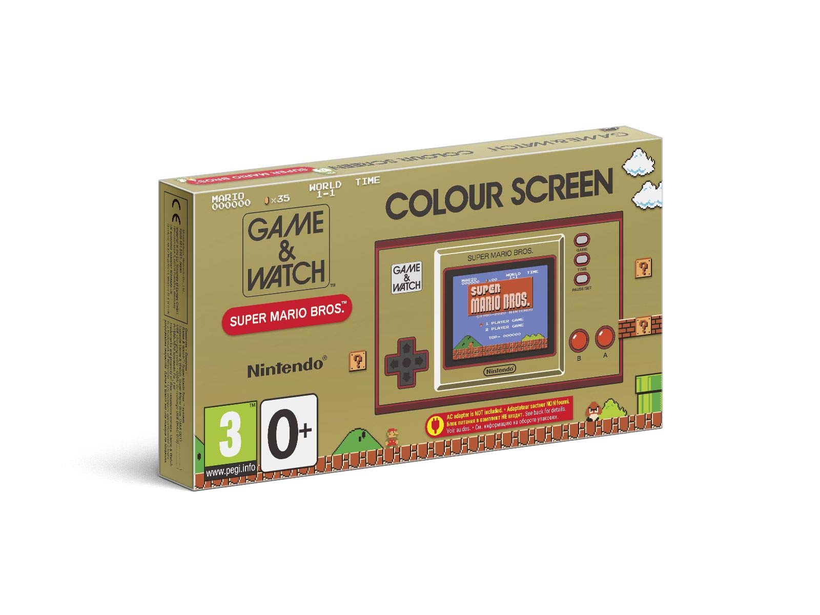 Foto 2 pulgar | Game & Watch Nintendo Super Mario Bros Con Reloj Digital - Venta Internacional.