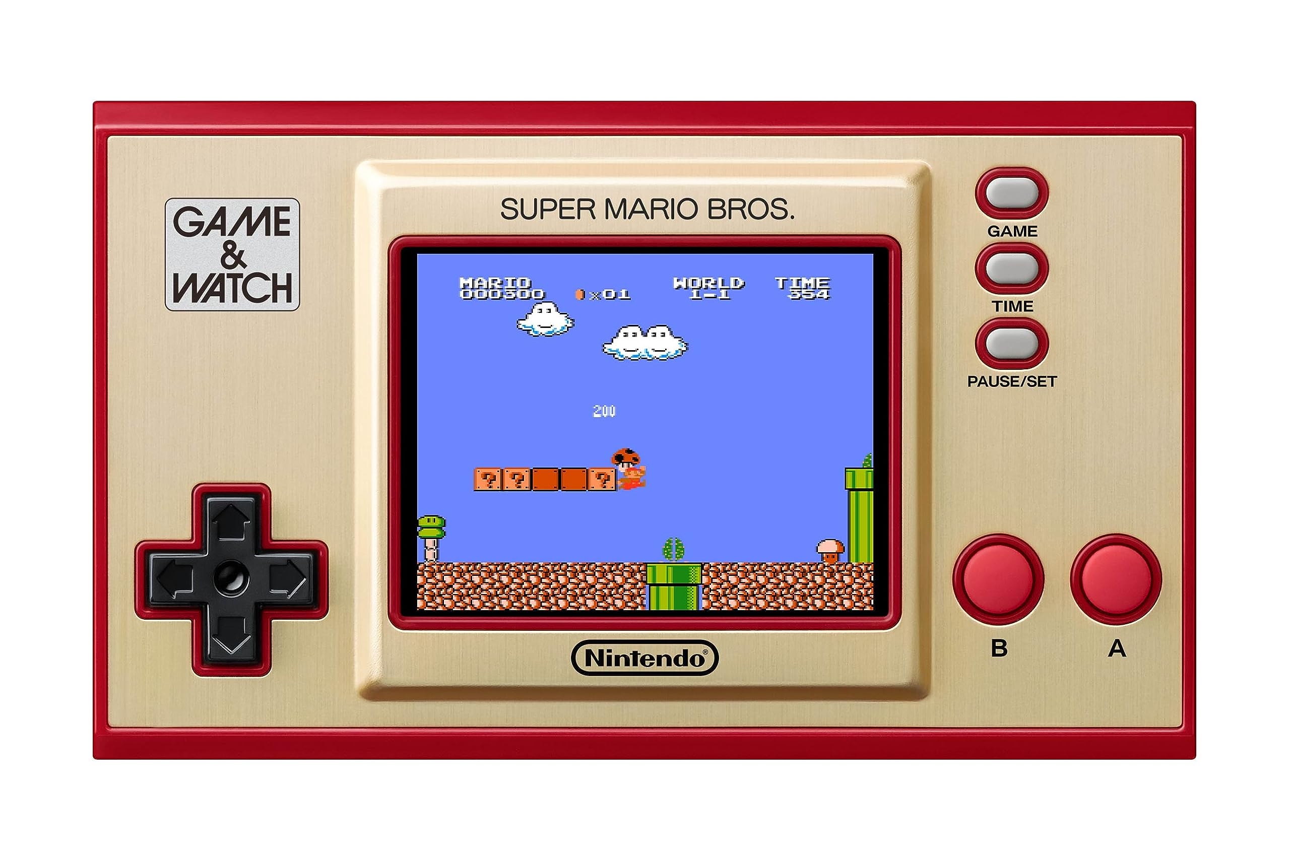 Foto 4 pulgar | Game & Watch Nintendo Super Mario Bros Con Reloj Digital - Venta Internacional.