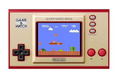 Foto 5 | Game & Watch Nintendo Super Mario Bros Con Reloj Digital - Venta Internacional.