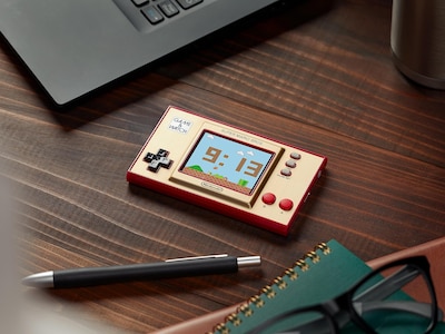 Foto 6 | Game & Watch Nintendo Super Mario Bros Con Reloj Digital - Venta Internacional.