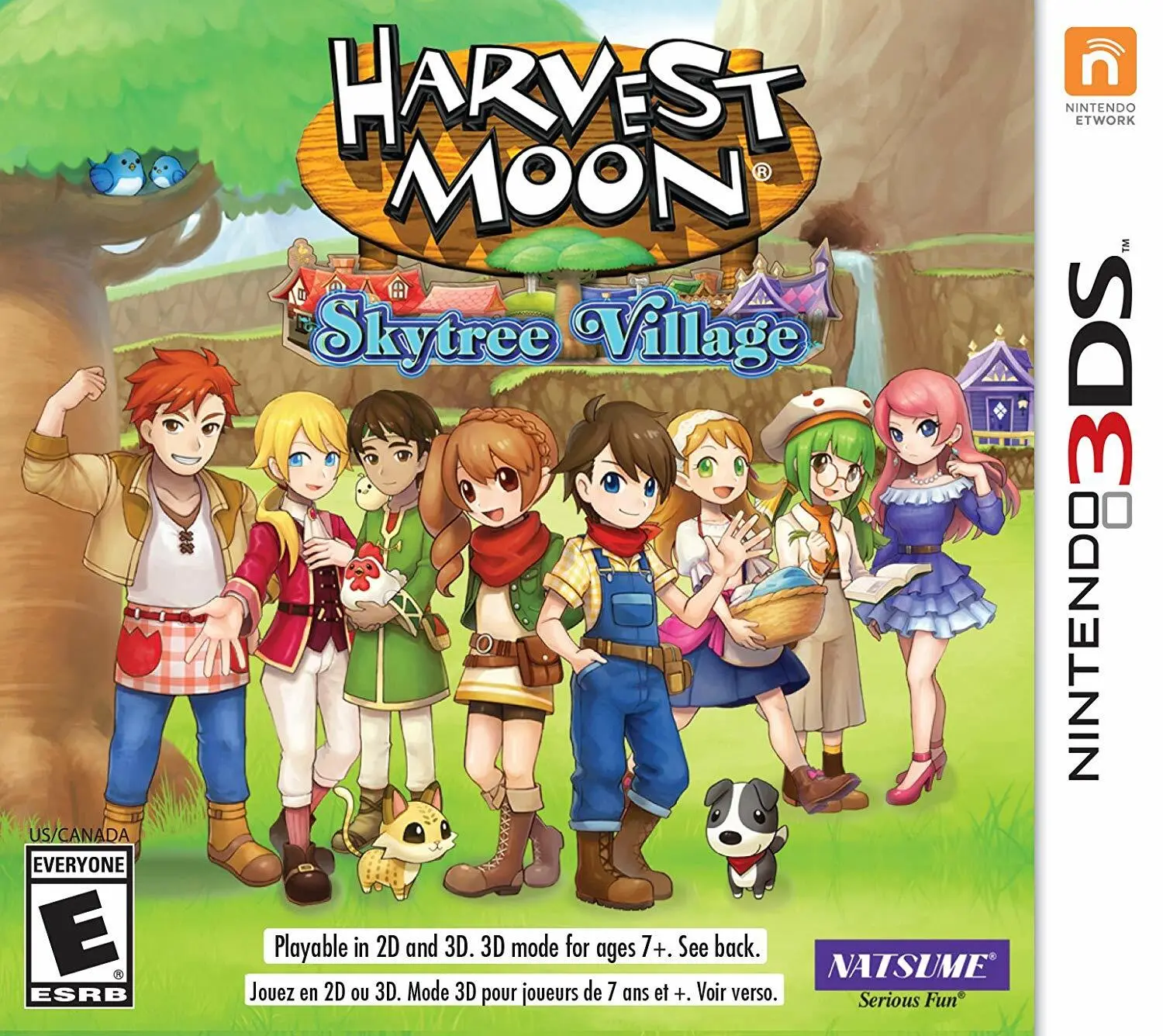 Harvest Moon Skyre Village  para 3ds