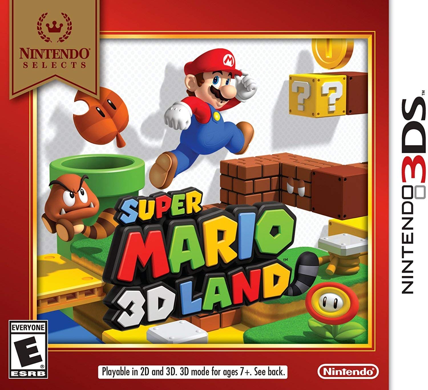 Videojuego Nintendo 3ds Super Mario 3d Land Nintendo Selects - Venta Internacional.