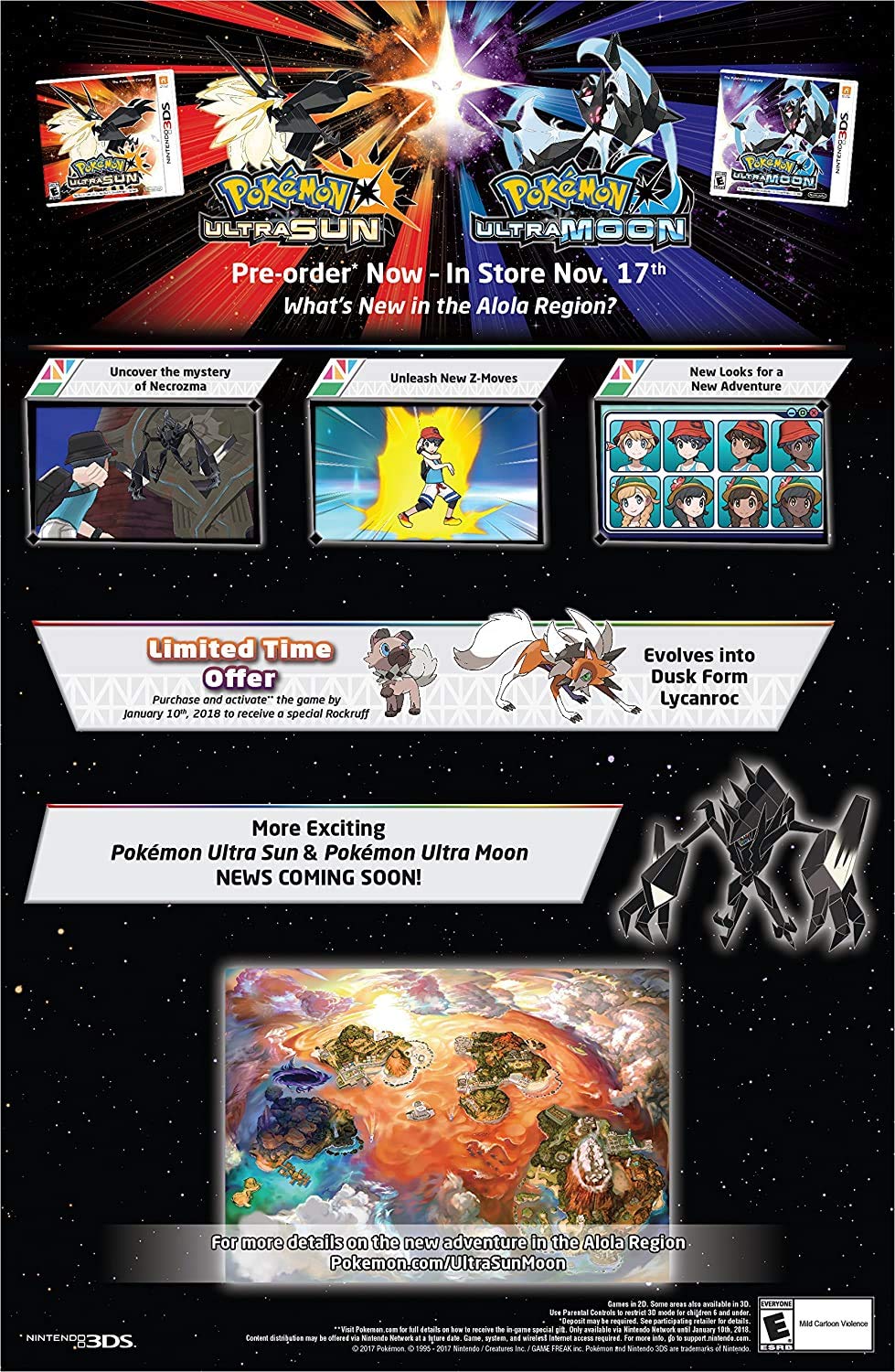 Foto 3 pulgar | Videojuego Nintendo 3ds Pokémon Ultra Sun World Edition - Venta Internacional.