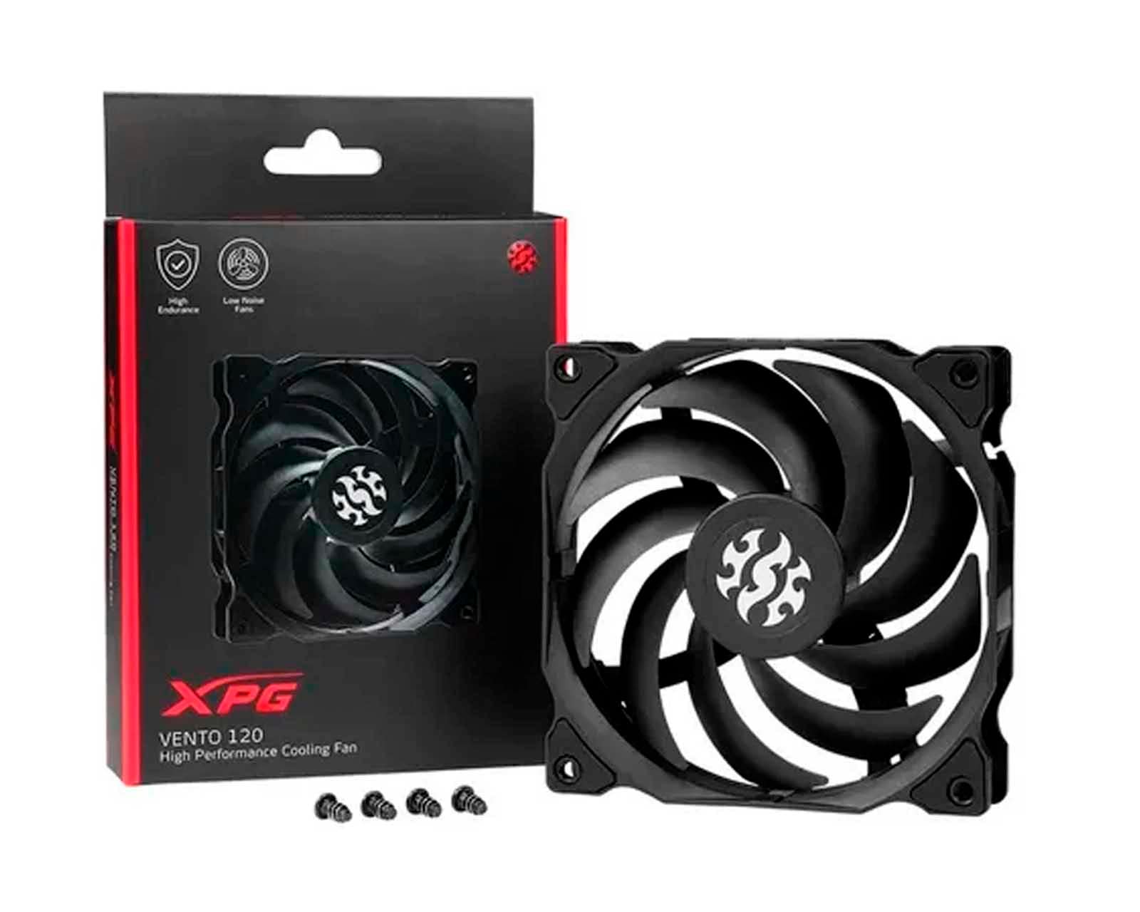 Ventilador Adata Xpg Vento 120 Vento120-bkcww color Negro $199