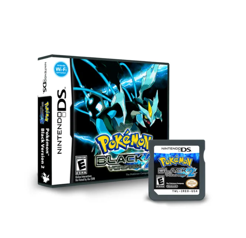 Cartucho R4 Pokémon Black 2 Inglés Estuche Nintendo Ds