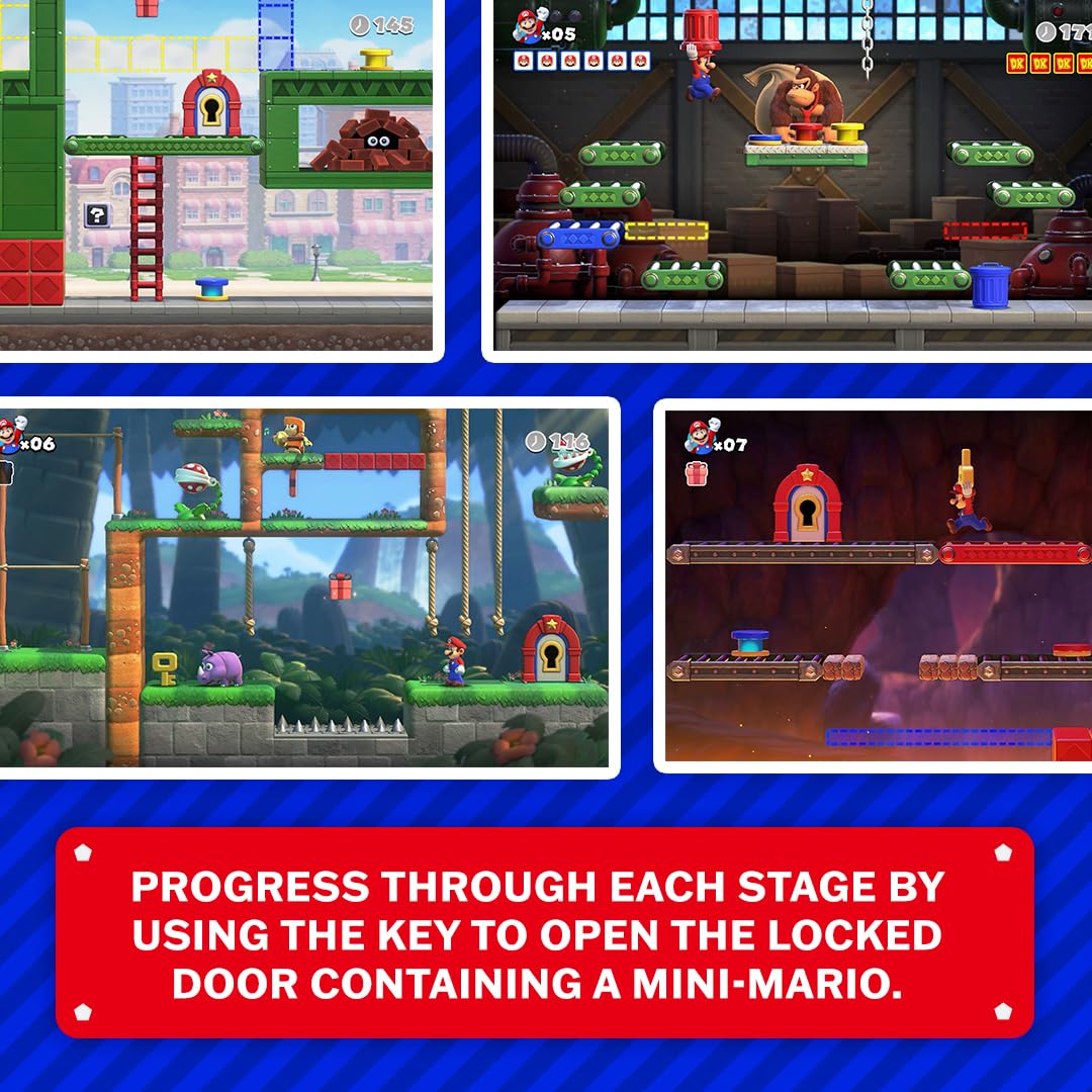 Foto 4 | Videojuego Nintendo Mario Contra Donkey Kong Para Switch - Venta Internacional.