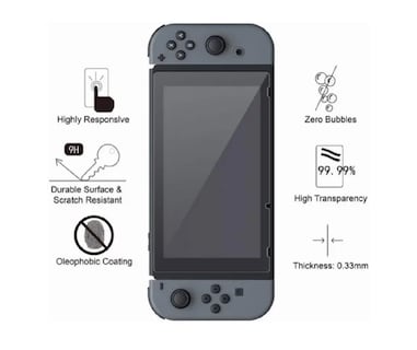 Foto 2 | Funda y Protector de Pantalla Malubero Multicolor Compatible con Nintendo Switch