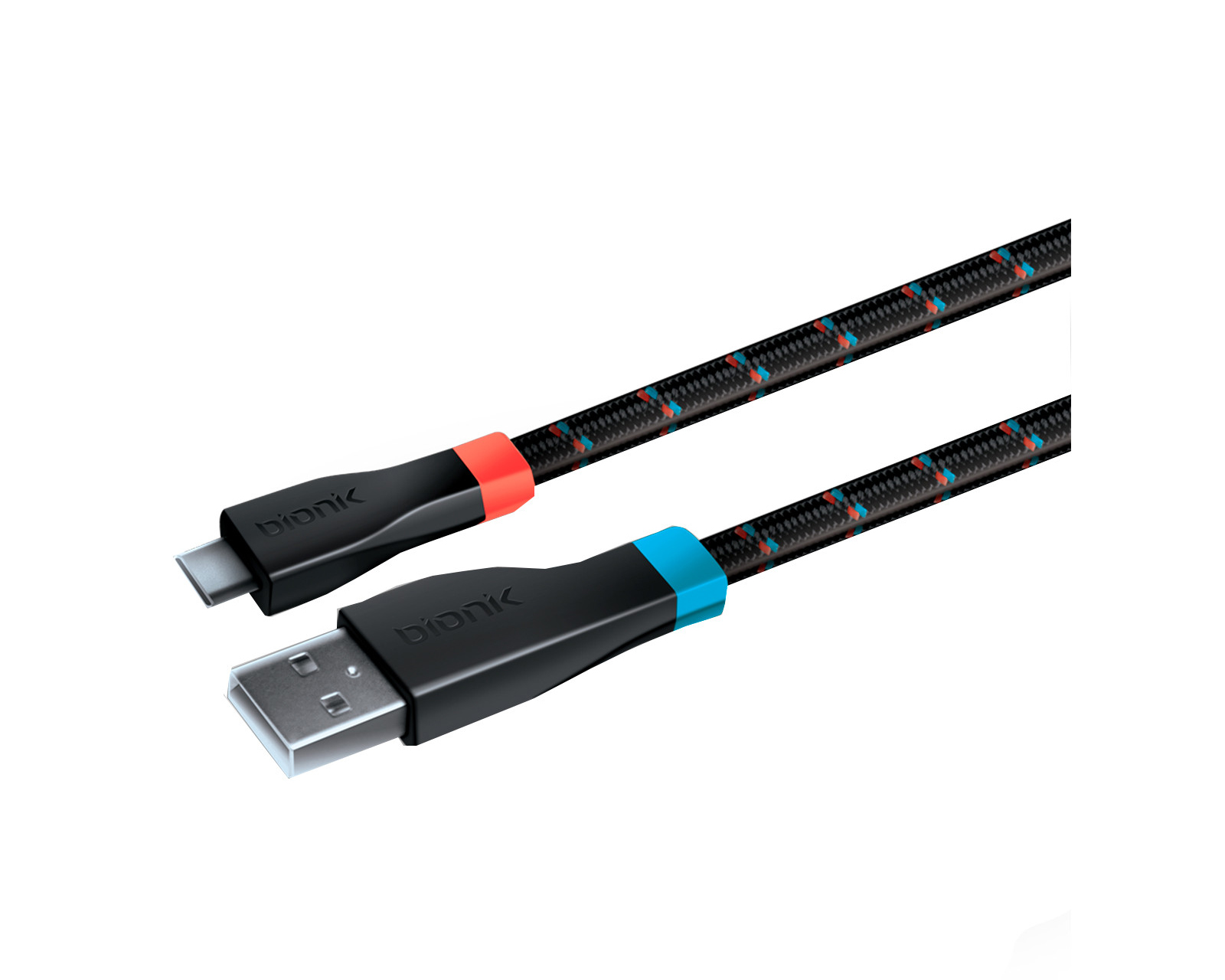 Foto 2 pulgar | Cable Tipo C Bionik color Negro para Nintendo Switch Carga Ultra Rápida