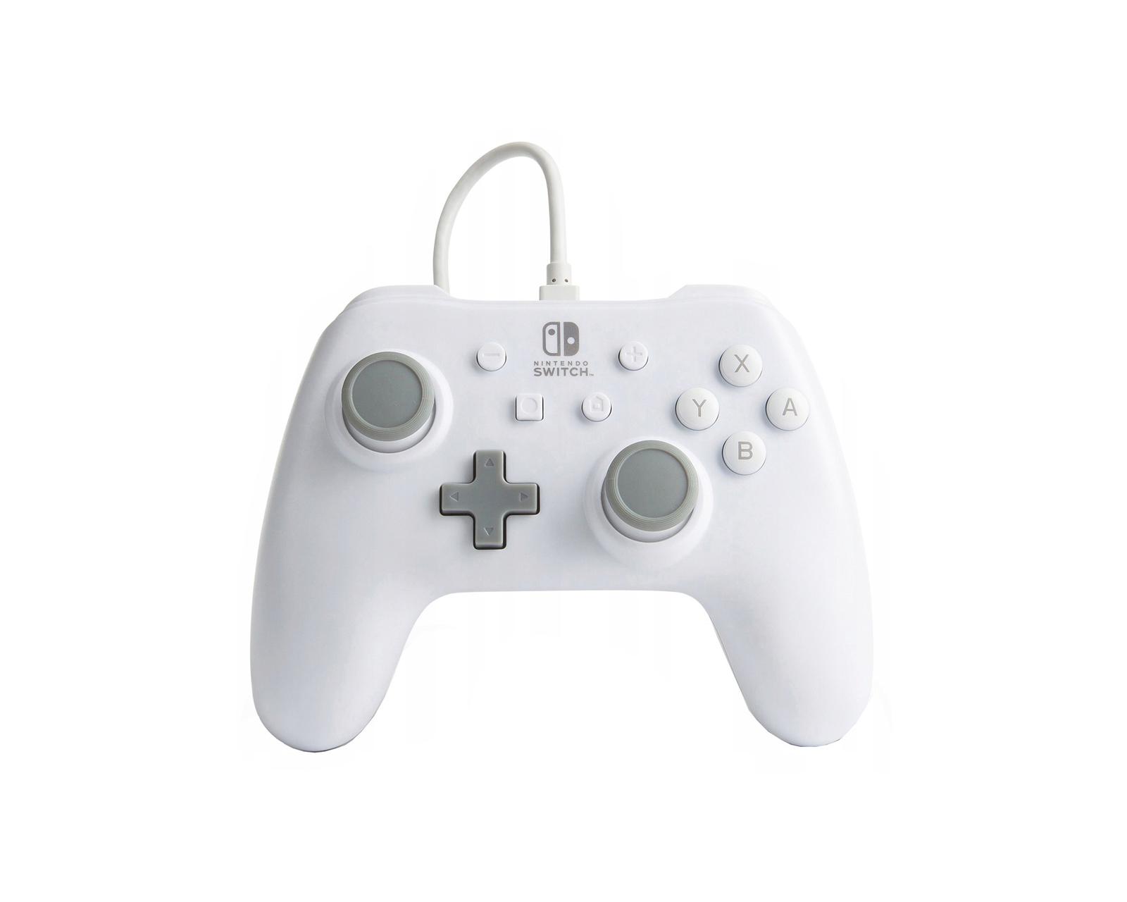 Foto 2 pulgar | Control Alámbrico Nintendo Switch Blanco Manette Filaire