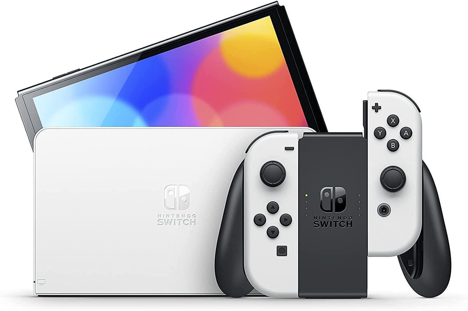 Nintendo Switch Oled 64 GB Standard Blanco con Negro