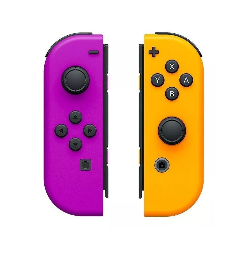 Foto 2 pulgar | Set de Control Inalámbrico Nintendo (L)/(R) color Morado Neón y Naranja Neón