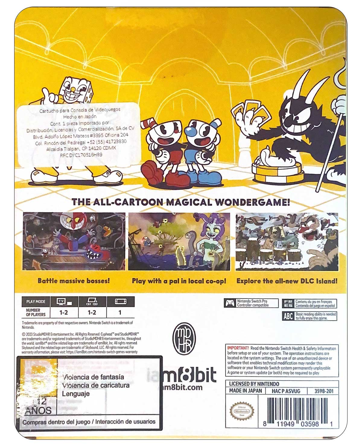 Foto 4 pulgar | Cuphead Edición Limitada para Nintendo Switch