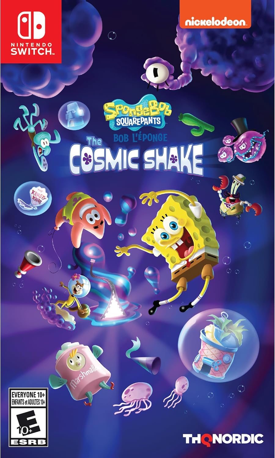 Foto 2 pulgar | Videojuego Spongebob Squarepants The Cosmic Shake para Nintendo Switch