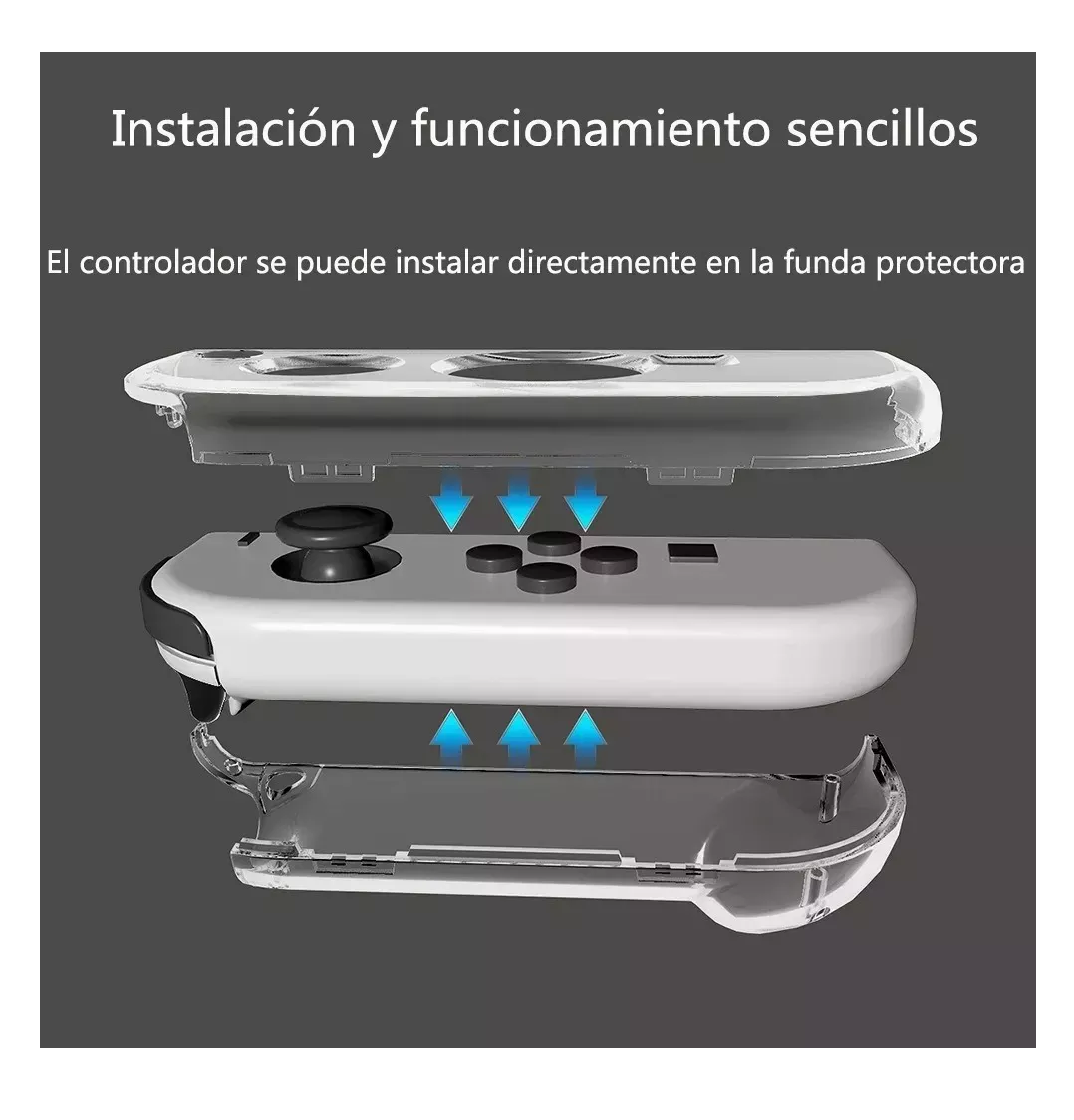 Foto 5 pulgar | Juego De Funda Protector Y Bolsa Para Nintendo Switch, Blanco Con Cierre Verde