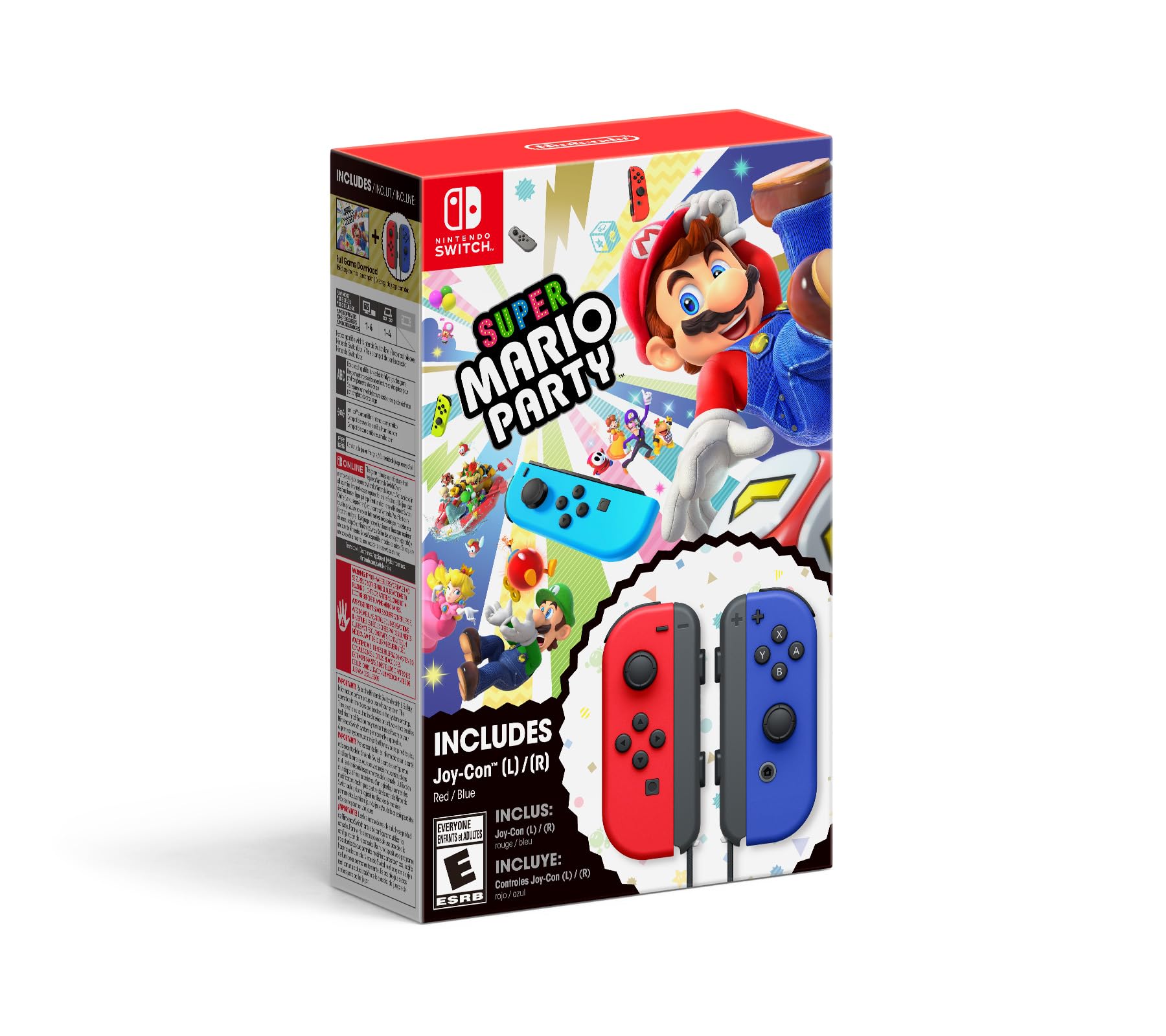 Videojuego Nintendo Super Mario Party Con Joy-con Rojo Y Azul - Venta Internacional.