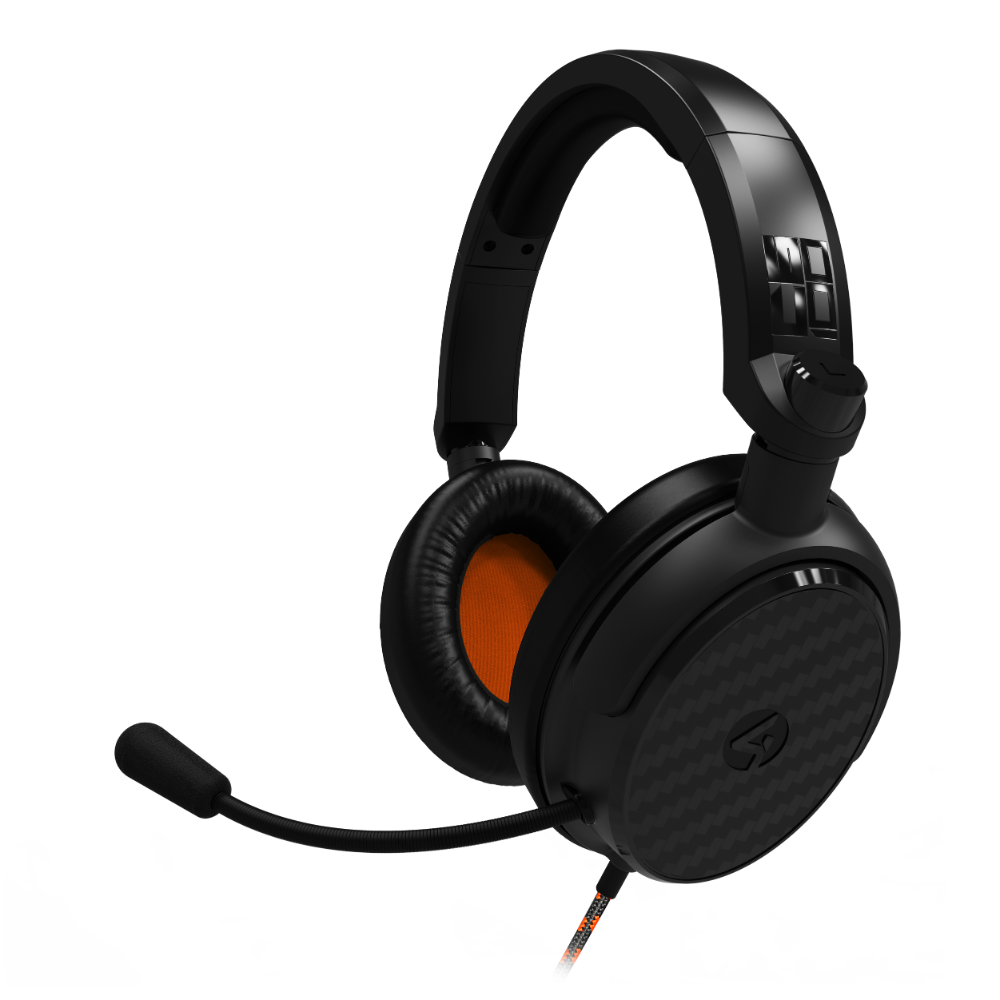 Foto 2 pulgar | Audífonos 4gamers C6-100 Headset: Gaming Para Ps4/ps5, Xbox, Switch, Pc - Negro/naranja