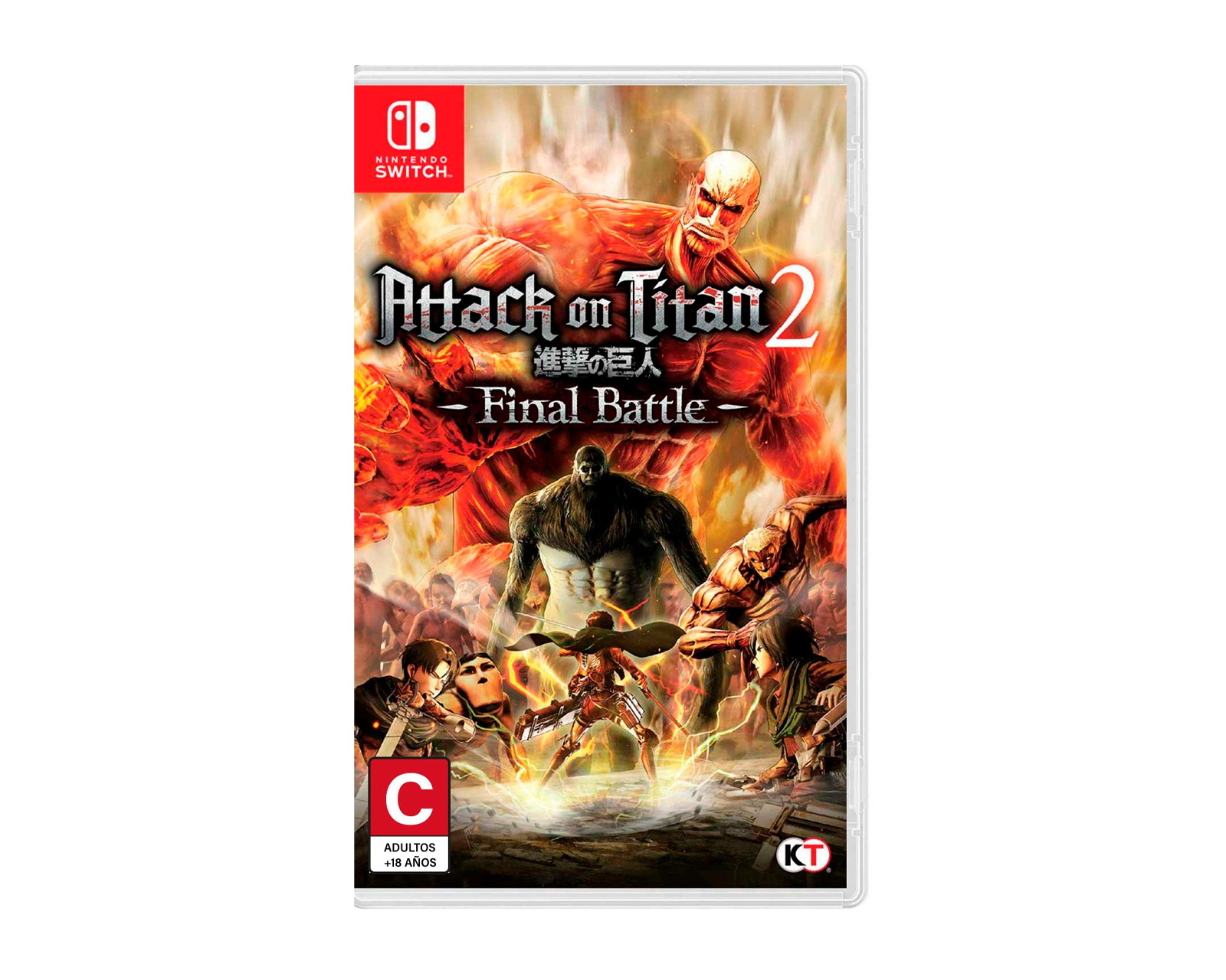 Foto 1 | Attack On Titan 2 Final Battle Nintendo Switch