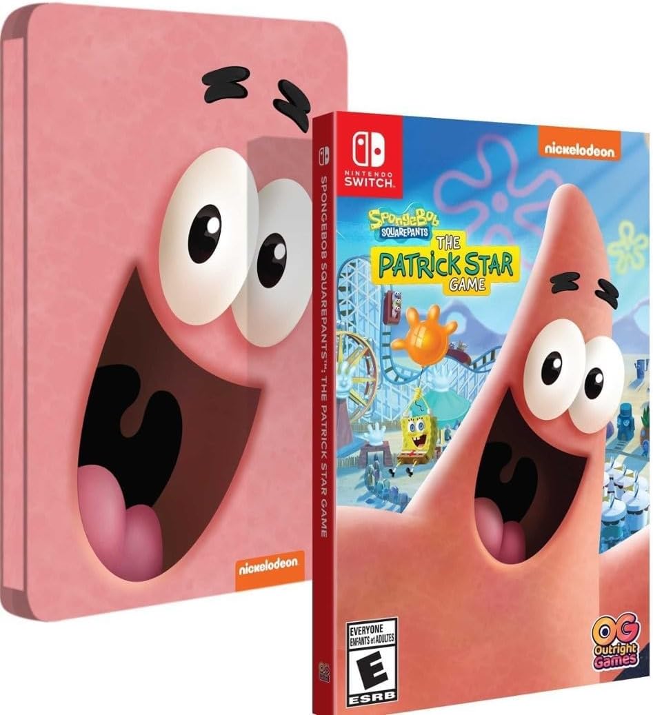 Foto 2 pulgar | Spongebob Squarepants A Patrick Star Game Steelbook Nsw