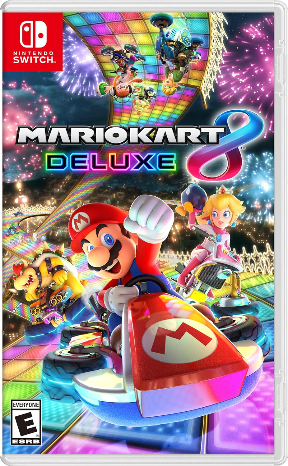 Mario Kart 8 Deluxe Para Nintendo Switch  Carreras Épicas, Personajes Icónicos Y Diversión Sin Límites