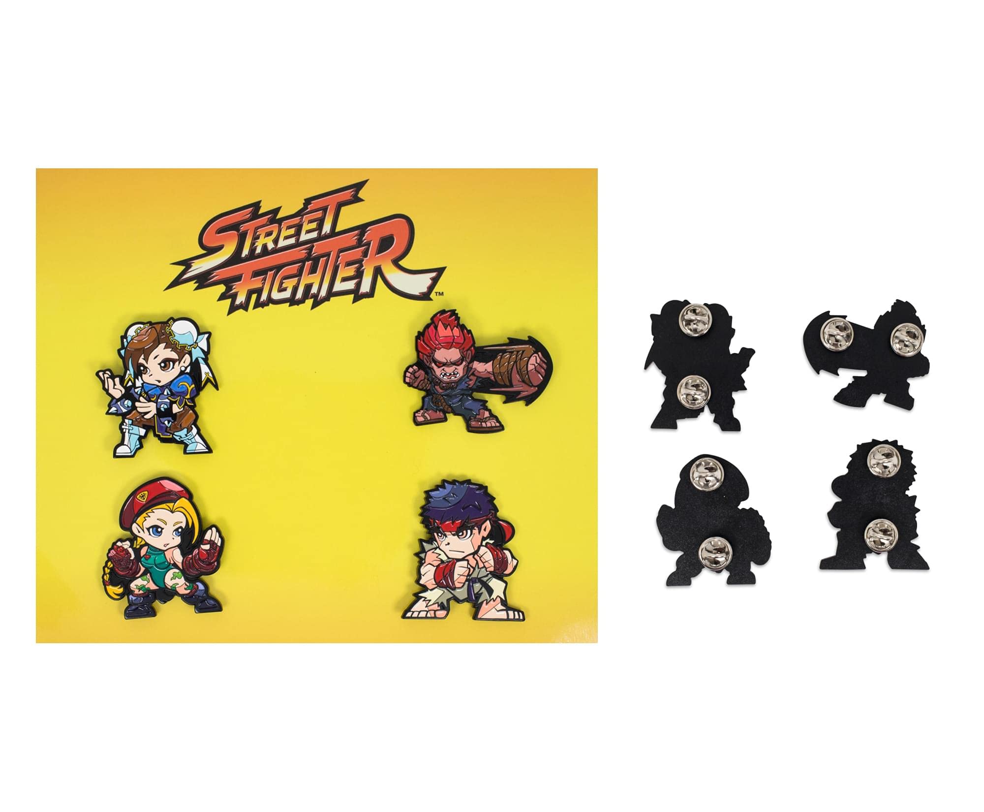 Foto 3 pulgar | Set De Alfileres Esmaltados Con Los Personajes De Street Fighter 4, Oficial De Capcom - Venta Internacional.