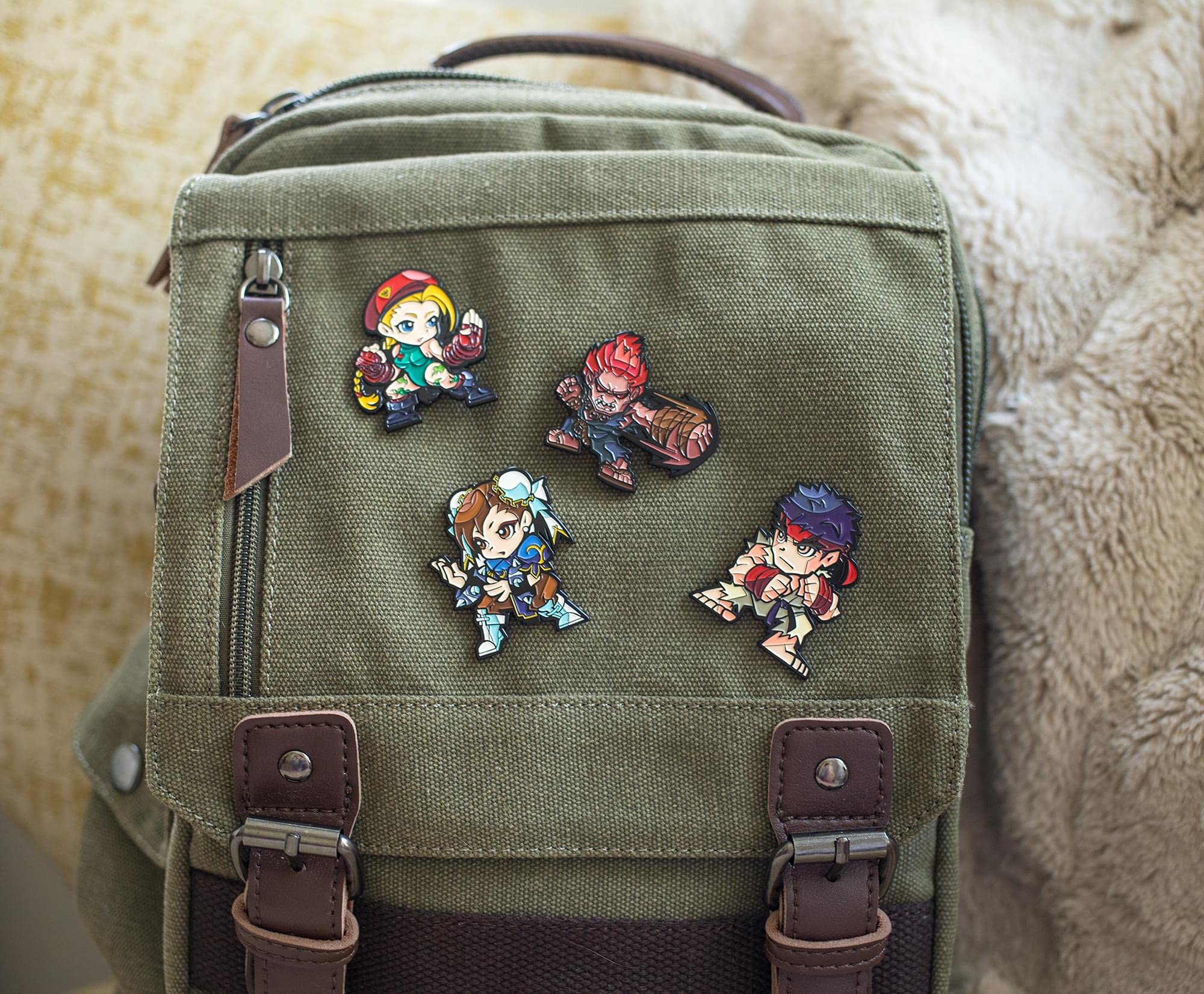 Foto 5 | Set De Alfileres Esmaltados Con Los Personajes De Street Fighter 4, Oficial De Capcom - Venta Internacional.