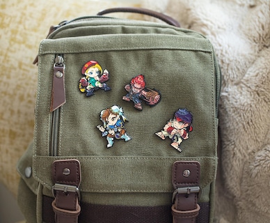 Foto 5 | Set De Alfileres Esmaltados Con Los Personajes De Street Fighter 4, Oficial De Capcom - Venta Internacional.