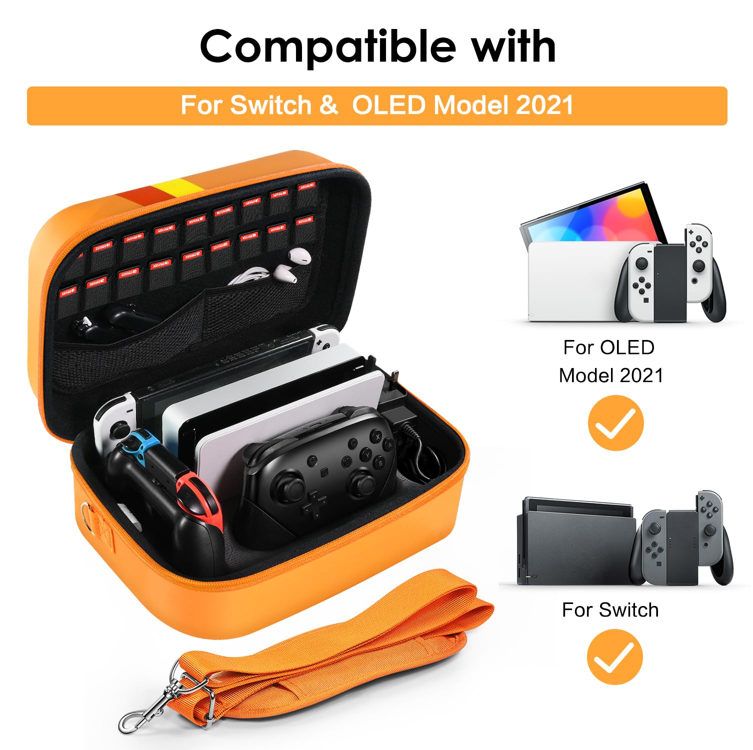Foto 3 pulgar | Funda De Transporte Para Nintendo Switch/switch Oled - Venta Internacional.