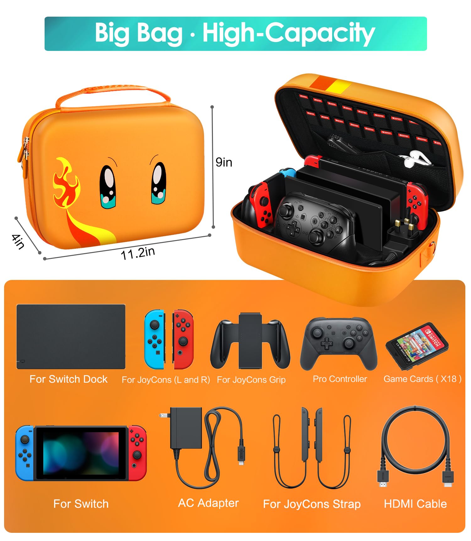 Foto 4 pulgar | Funda De Transporte Para Nintendo Switch/switch Oled - Venta Internacional.