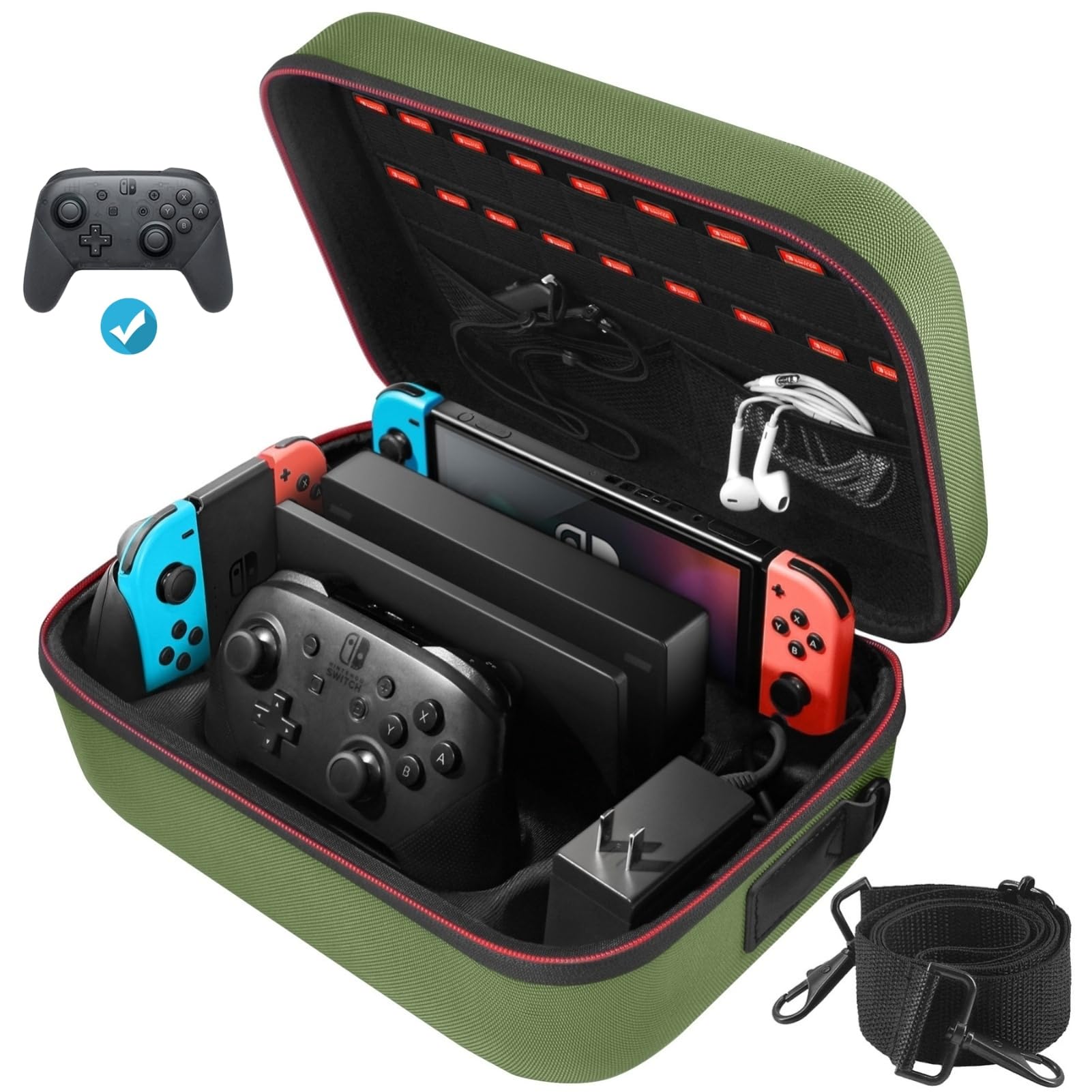 Funda De Transporte Toennesen Para Nintendo Switch Y Switch Oled - Venta Internacional.