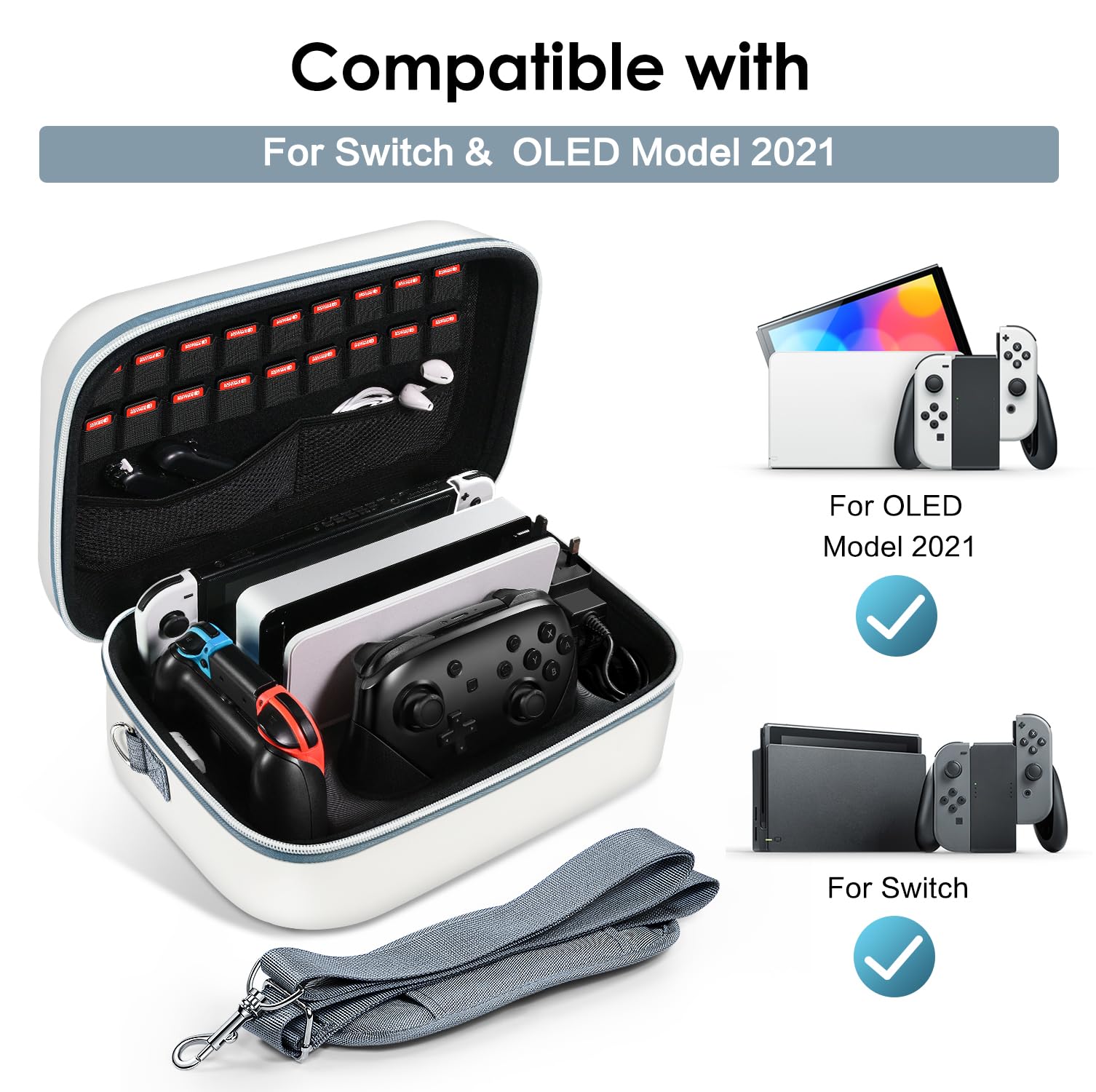 Foto 7 pulgar | Funda De Transporte Para Nintendo Switch Ivoler Retroshell - Venta Internacional.