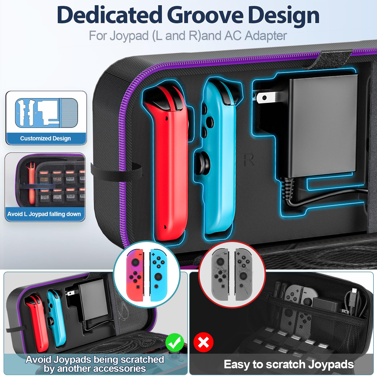 Foto 4 pulgar | Funda De Transporte Oivo Switch Oled Compatible Con Nintendo - Venta Internacional.