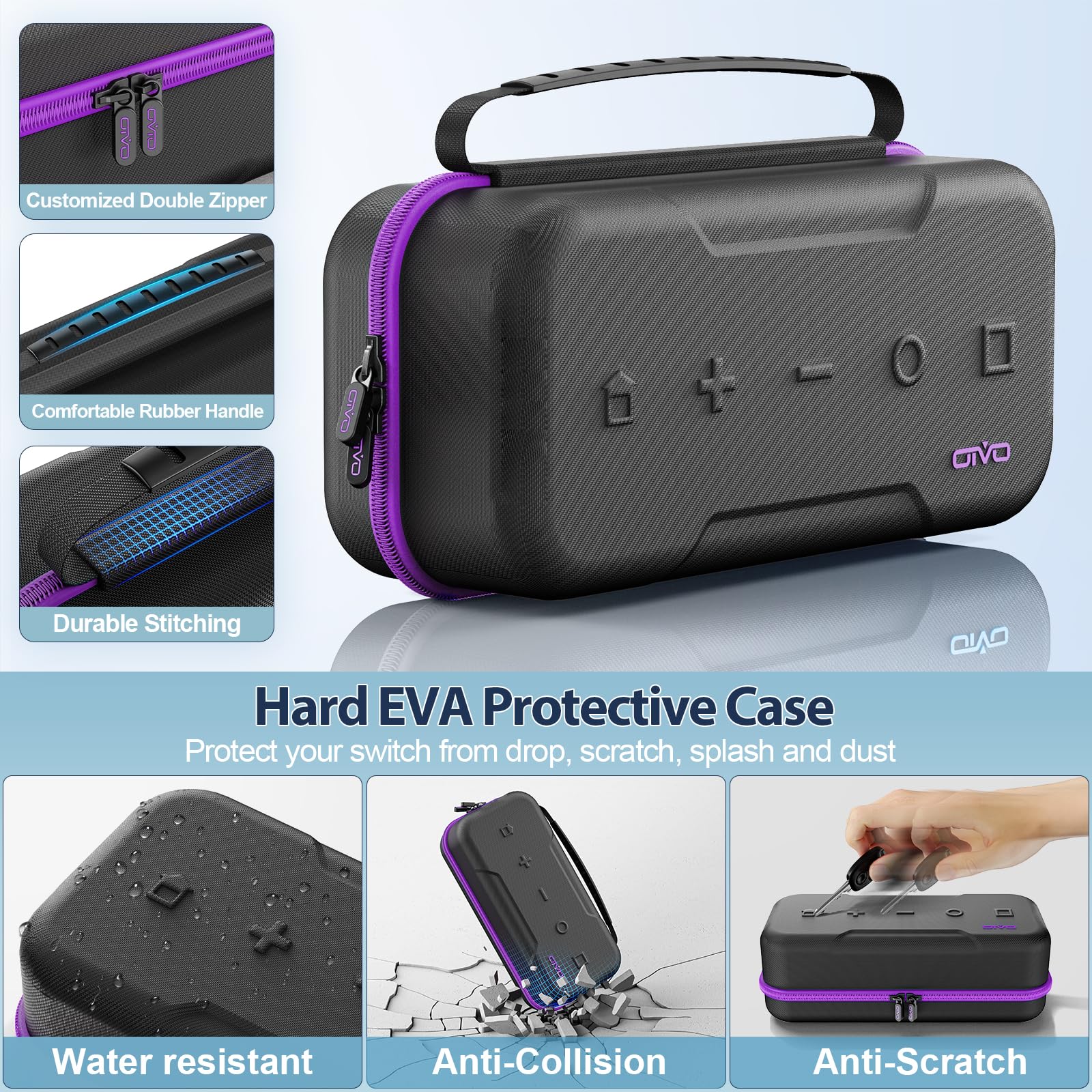 Foto 4 | Funda De Transporte Oivo Switch Oled Compatible Con Nintendo - Venta Internacional.