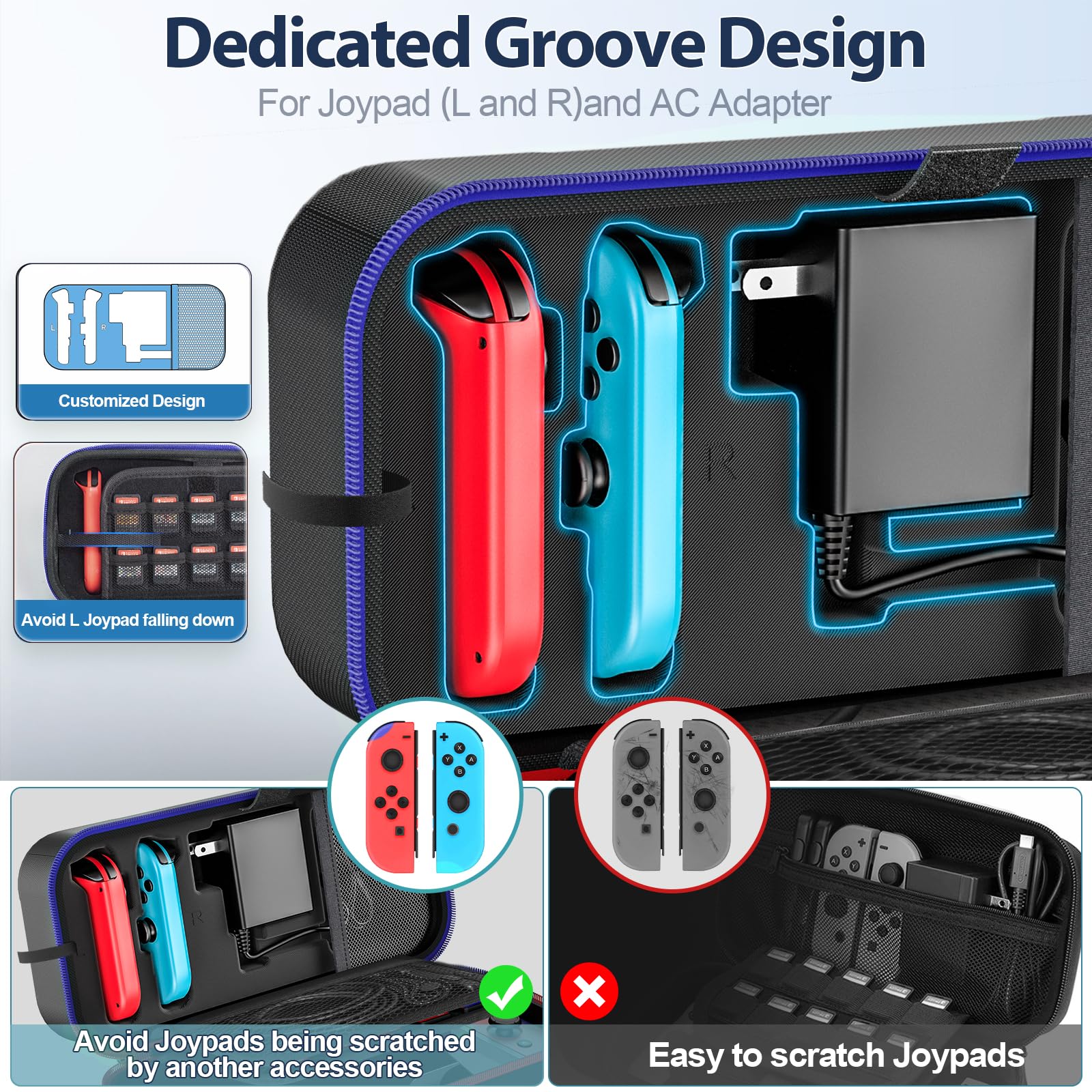 Foto 2 | Funda De Transporte Oivo Switch Oled Compatible Con Nintendo - Venta Internacional.