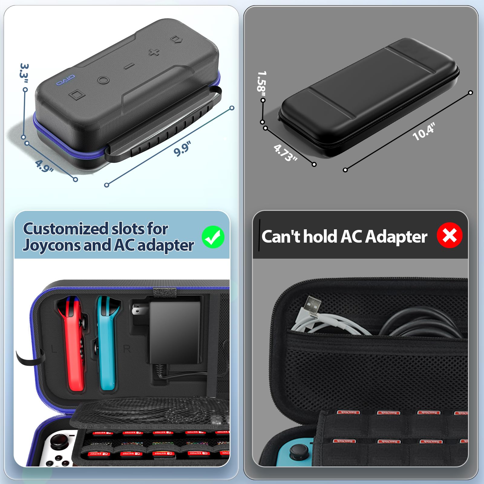 Foto 7 pulgar | Funda De Transporte Oivo Switch Oled Compatible Con Nintendo - Venta Internacional.