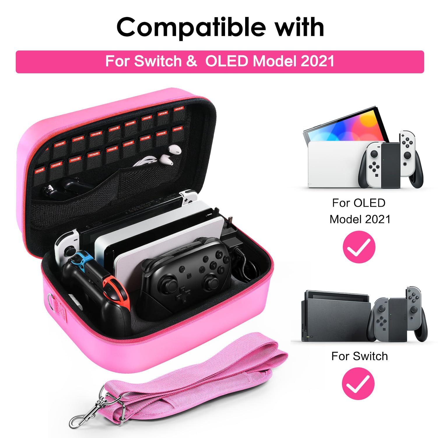 Foto 3 pulgar | Funda De Transporte Para Nintendo Switch/switch Oled - Venta Internacional.
