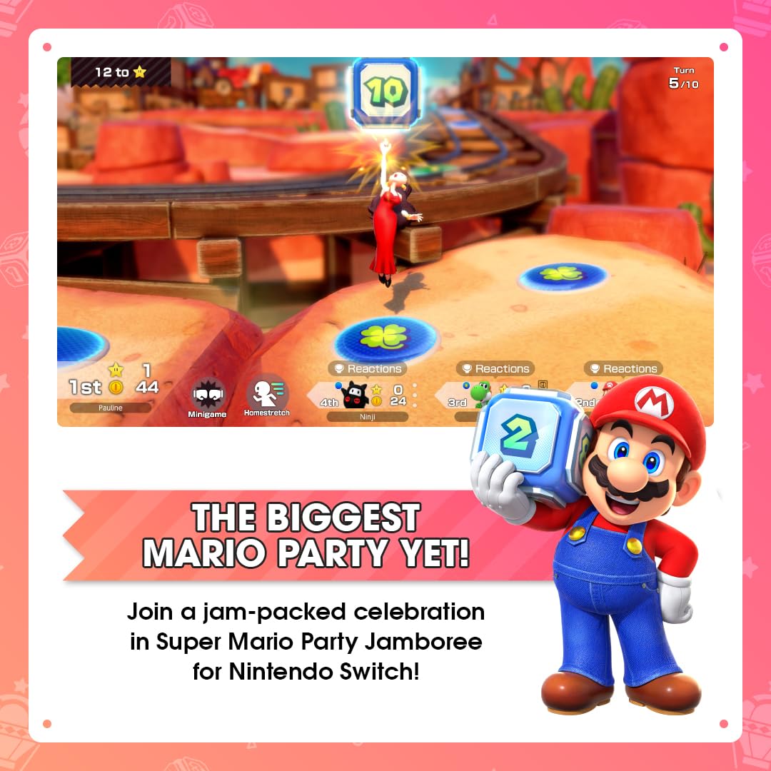 Foto 3 pulgar | Videojuego Nintendo Switch Super Mario Party Jamboree - Venta Internacional.