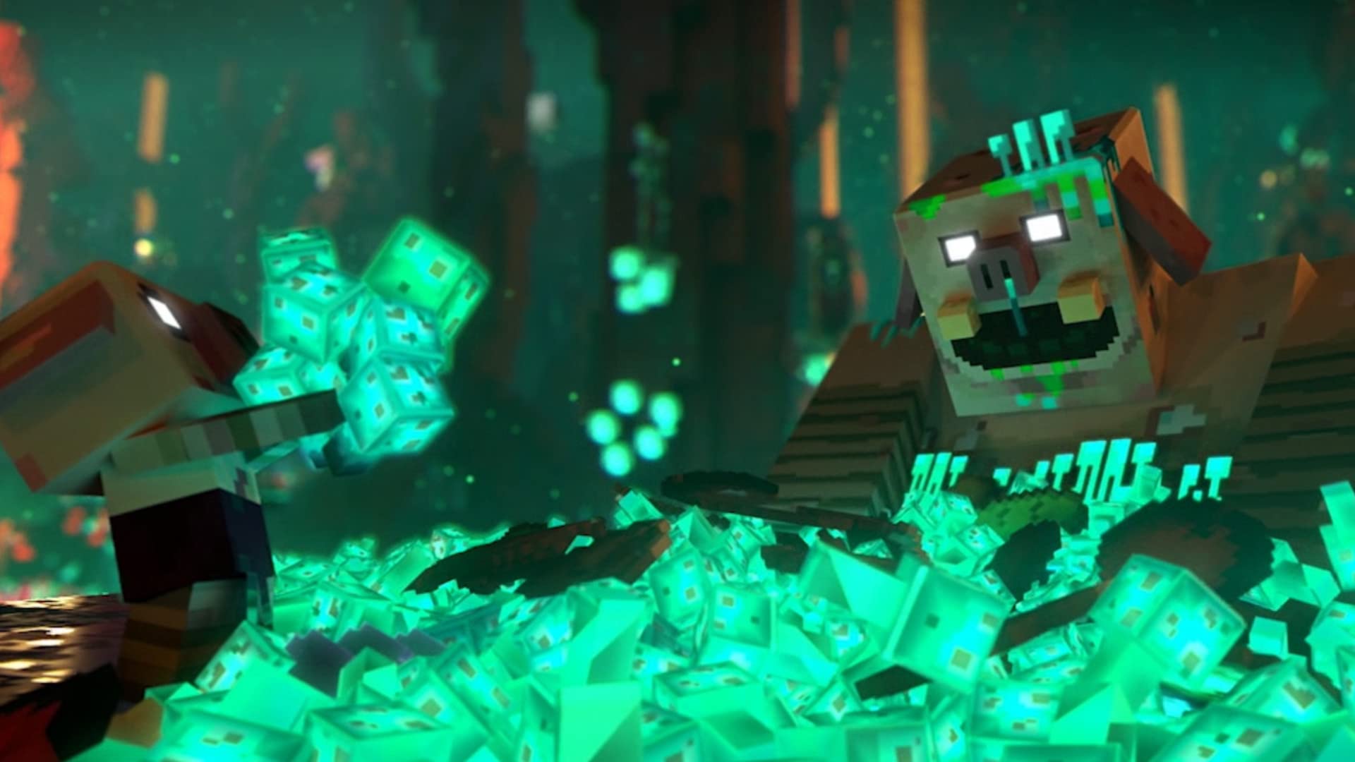Foto 7 pulgar | Videojuego Nintendo Switch Minecraft Legends Deluxe Edition - Venta Internacional.