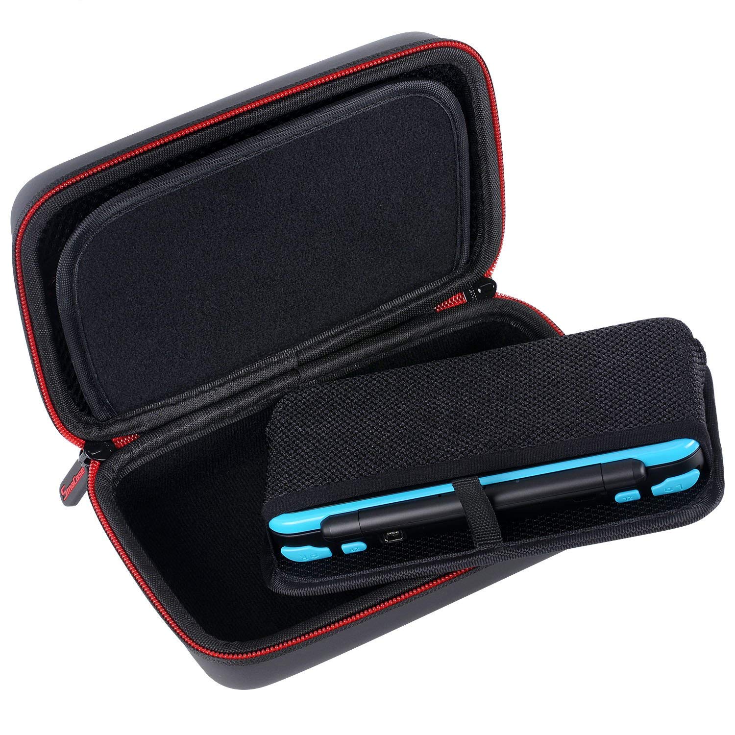 Foto 5 pulgar | Funda De Transporte Smatree Para Nintendo New 3ds Xl/2ds Xl Negro/rojo - Venta Internacional.