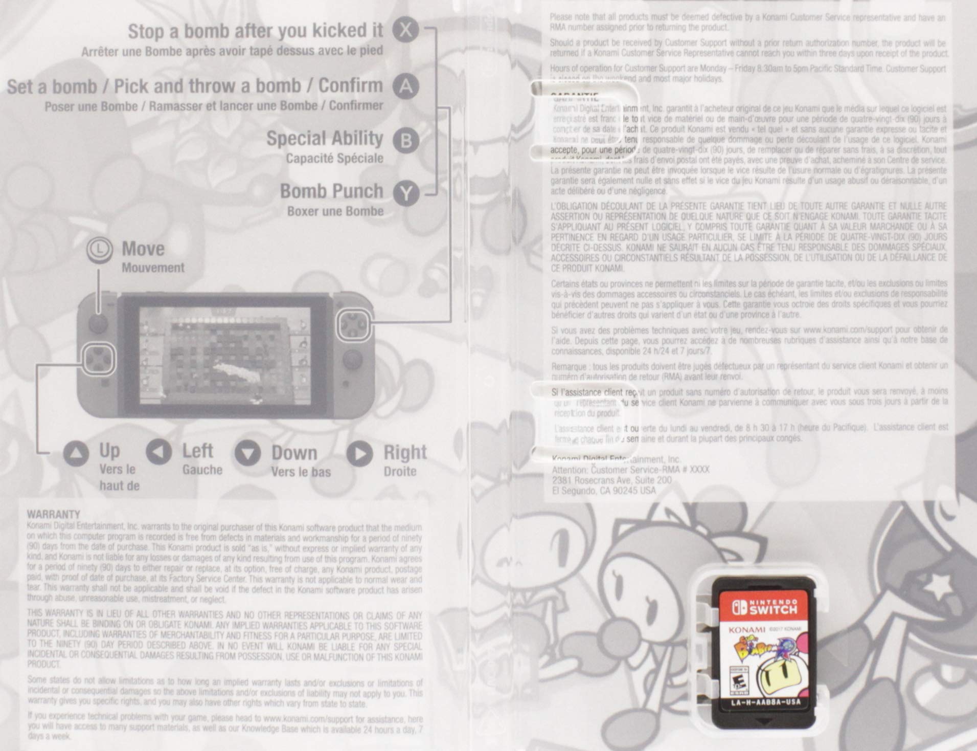 Foto 3 pulgar | Videojuego Nintendo Switch Super Bomberman R Konami - Venta Internacional.