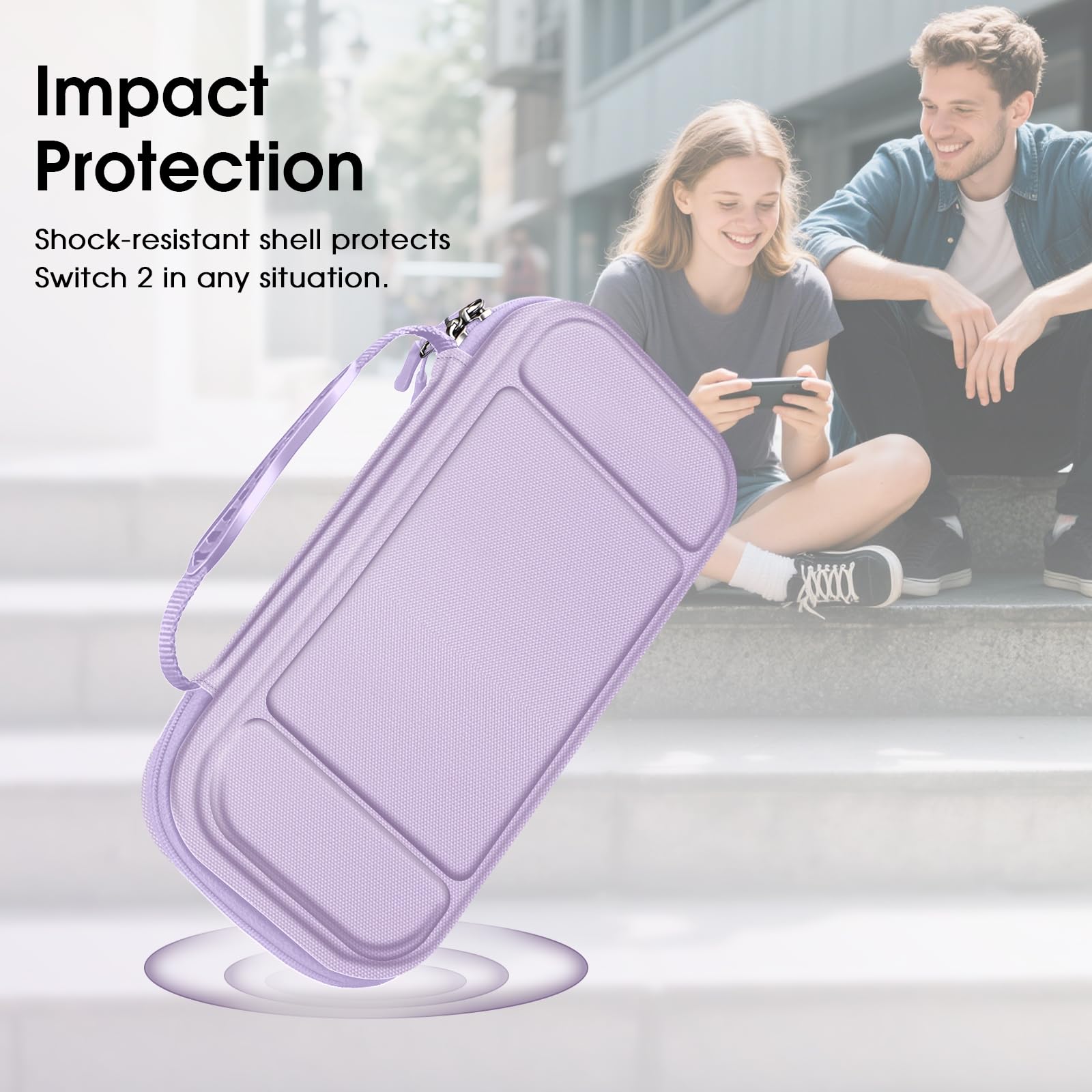 Foto 7 pulgar | Funda De Transporte Fintie Para Nintendo Switch 2 (2025) Lilac Purple - Venta Internacional.
