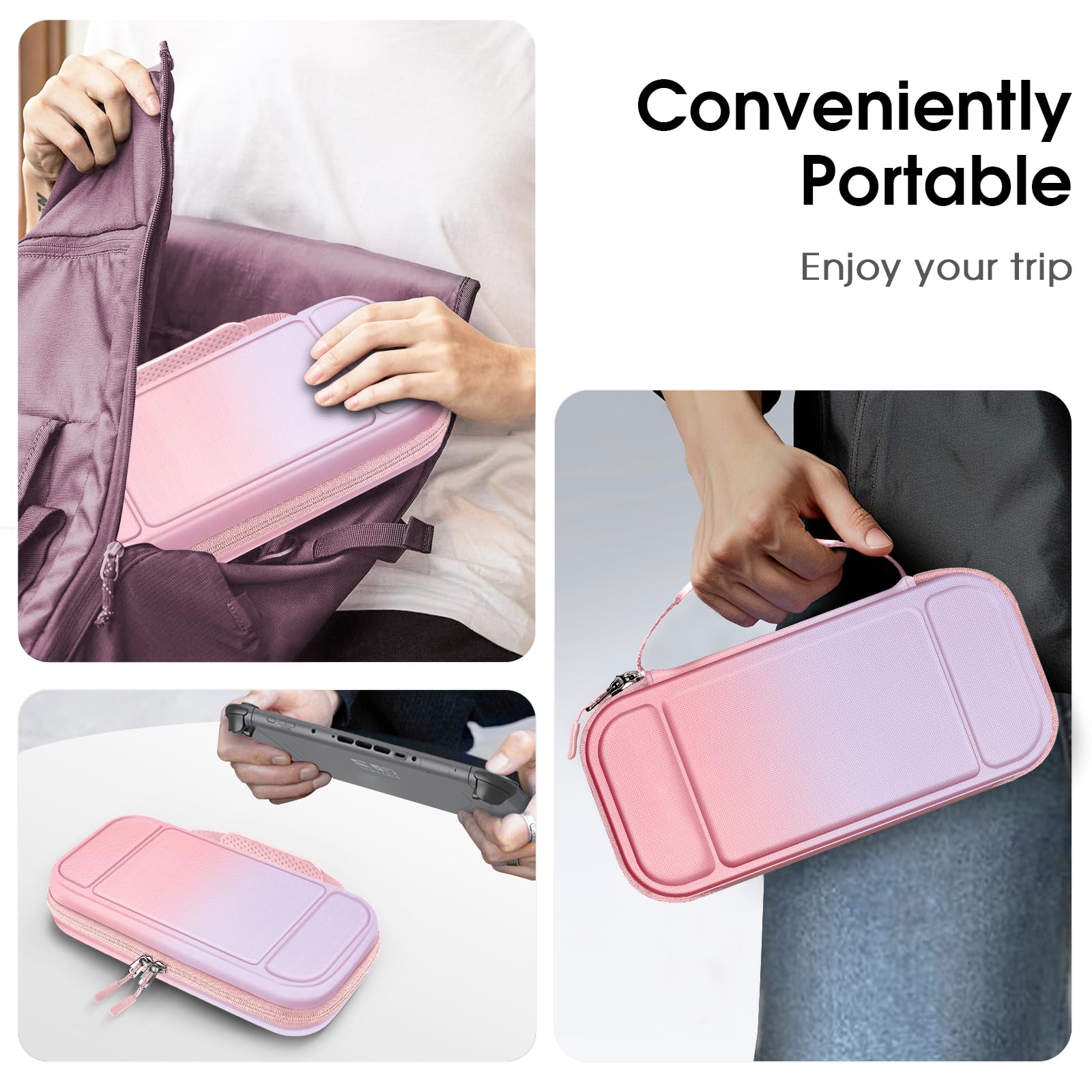 Foto 8 pulgar | Funda De Transporte Fintie Para Nintendo Switch 2 (2025) Con 20 Ranuras - Venta Internacional.